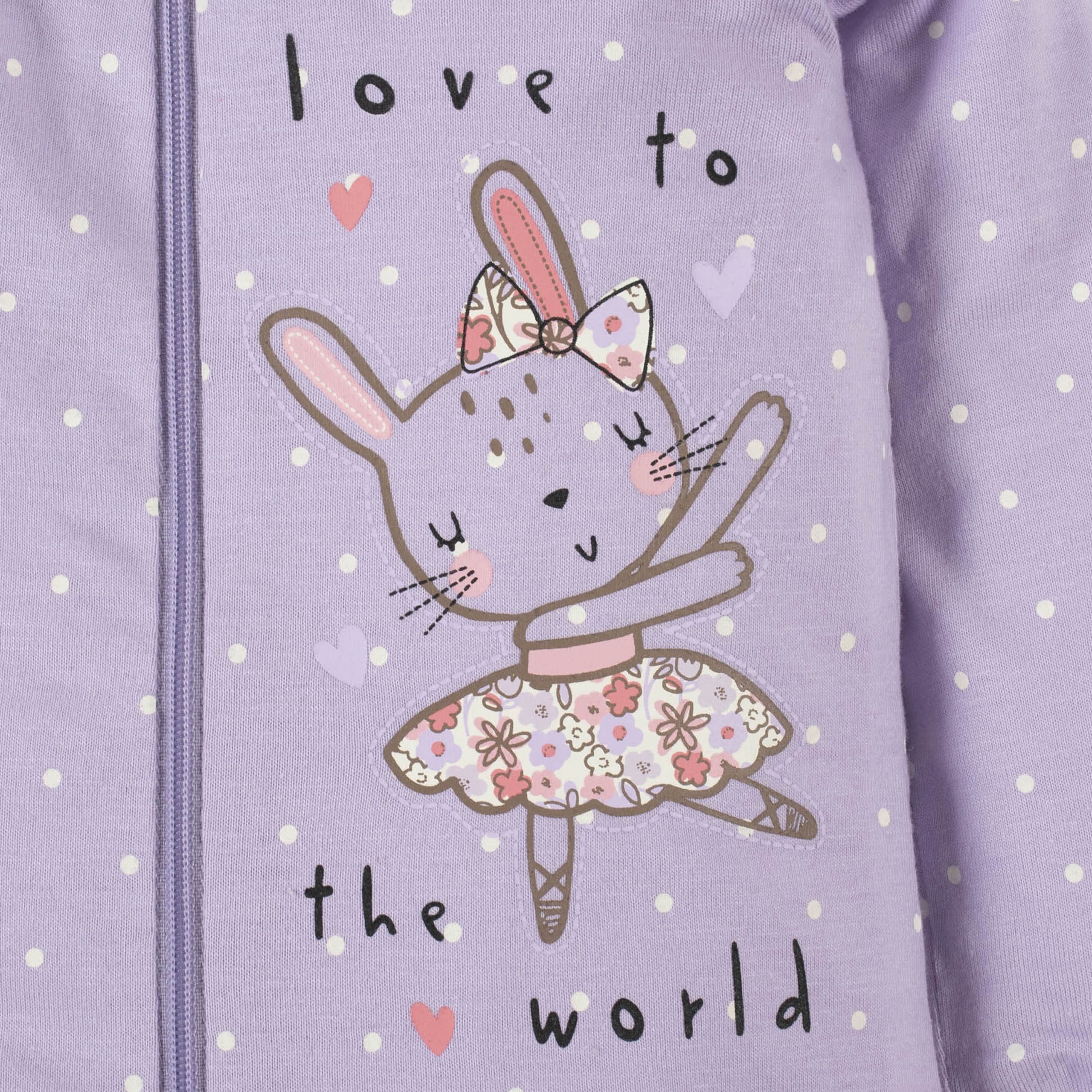 2-Pack Baby Girls Bunny Ballerina Sleep 'N Plays - Image 3