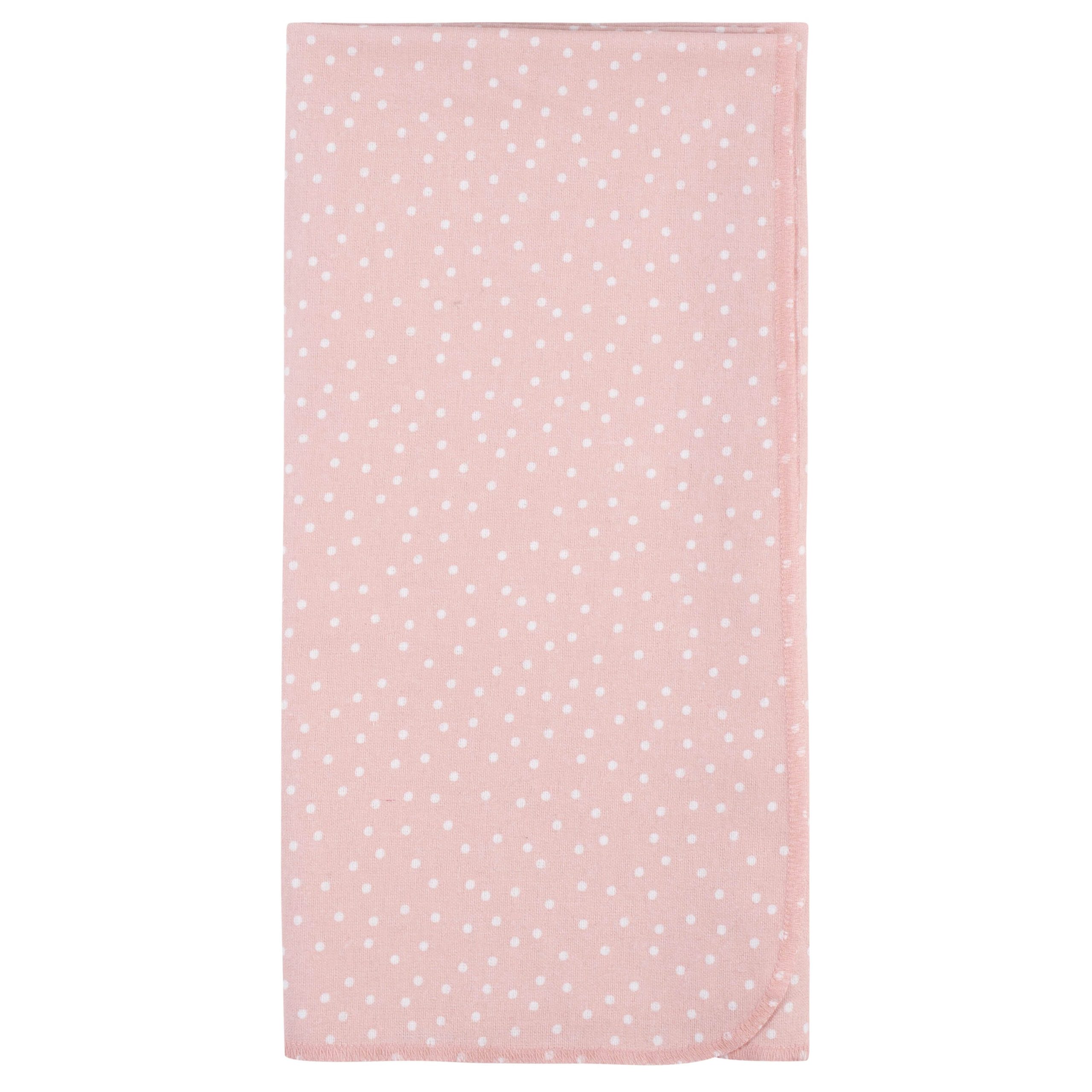 5-Pack Baby Girls Mommy & Me Giraffe Flannel Receiving Blankets - Image 3