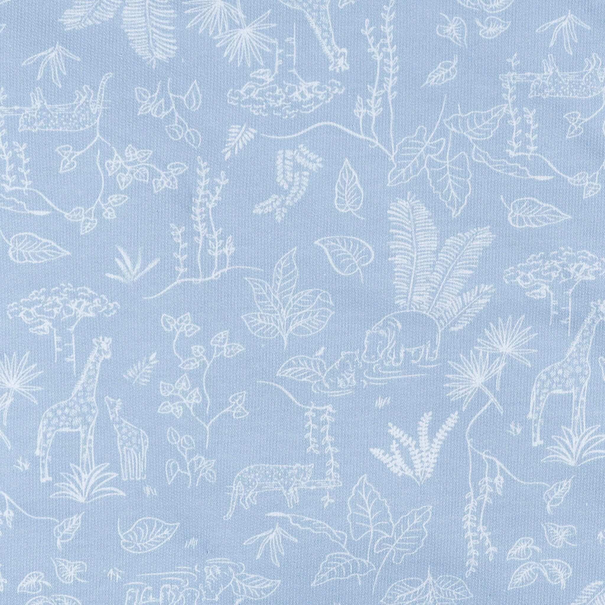 Baby Boys Blue Jungle Plush Blanket - Image 4