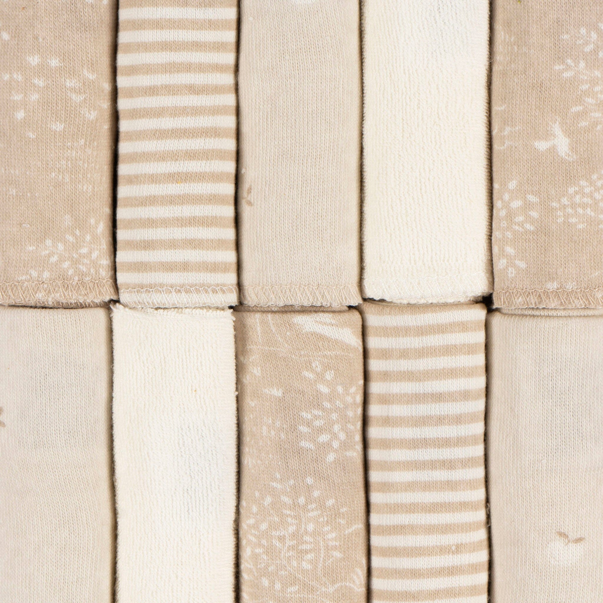 10-Pack Baby Neutral Tan Terry Washcloths - Image 7