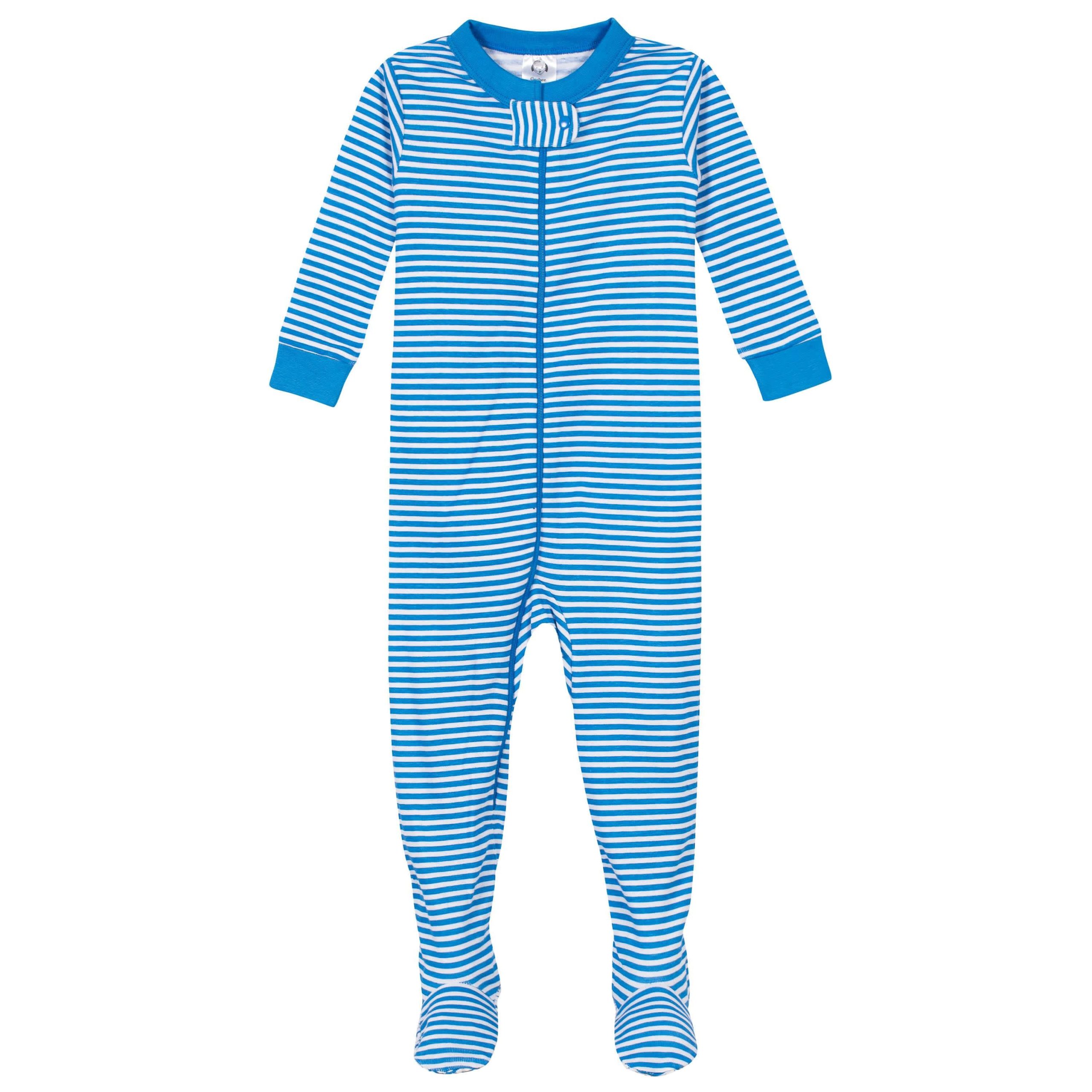 2-Pack Baby Boys Space Snug Fit Footed Cotton Pajamas, 3-6M - Image 5