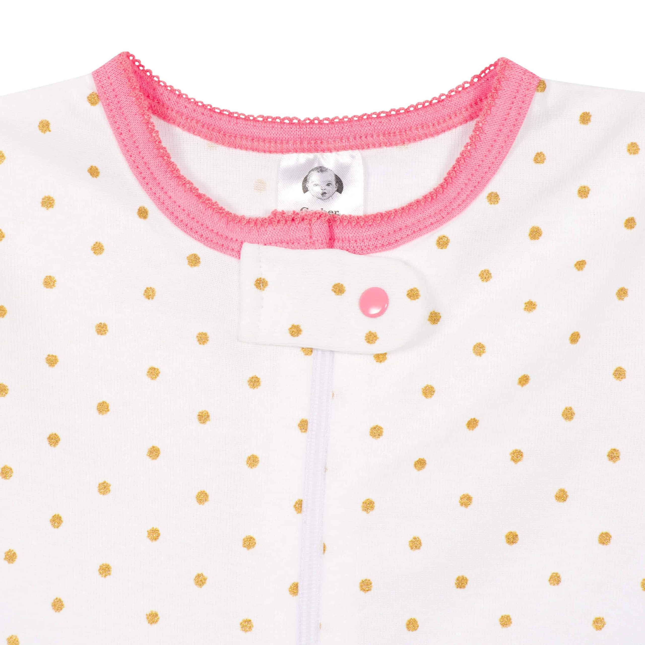 4-Pack Baby & Toddler Girls Dreams & Rainbows Snug Fit Footed Cotton Pajamas - Image 11