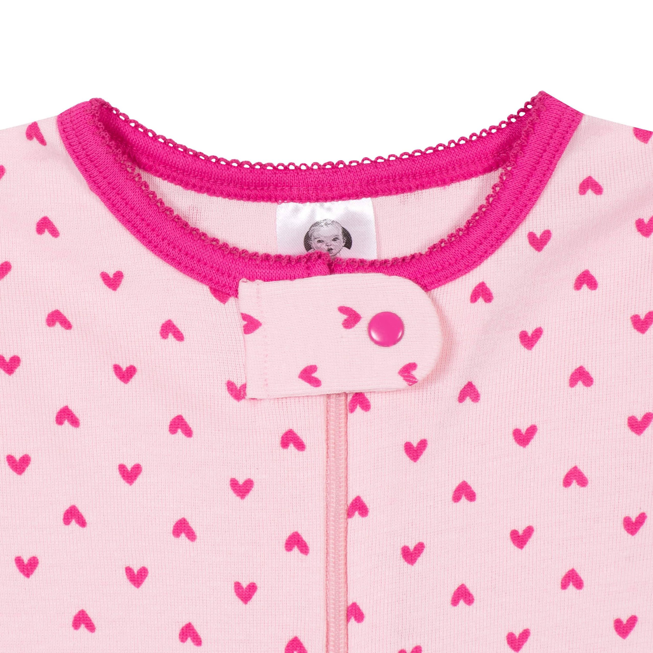 4-Pack Baby & Toddler Girls Dreams & Rainbows Snug Fit Footed Cotton Pajamas - Image 15