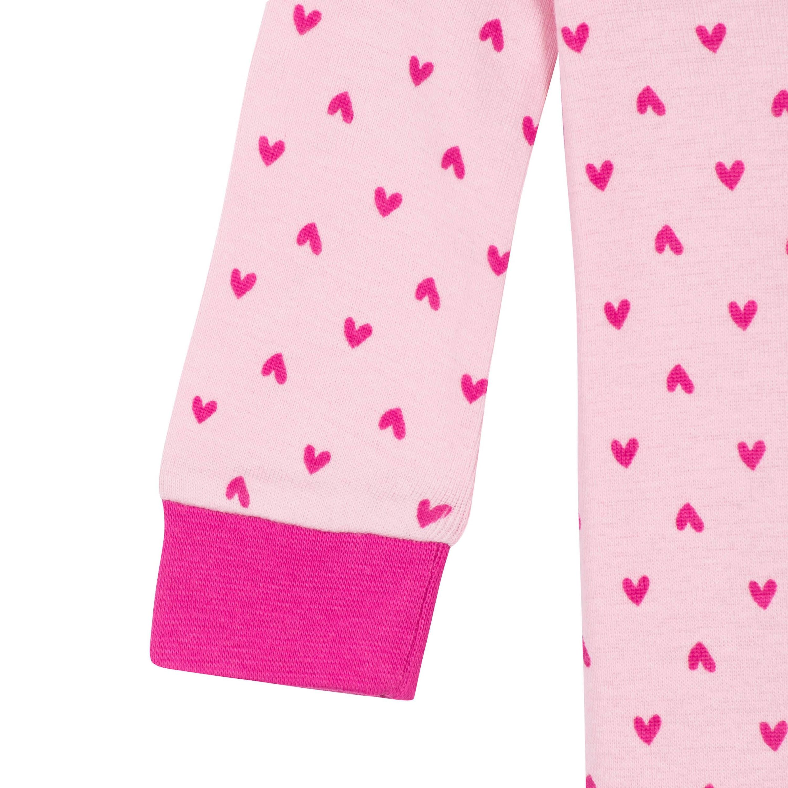 4-Pack Baby & Toddler Girls Dreams & Rainbows Snug Fit Footed Cotton Pajamas - Image 16