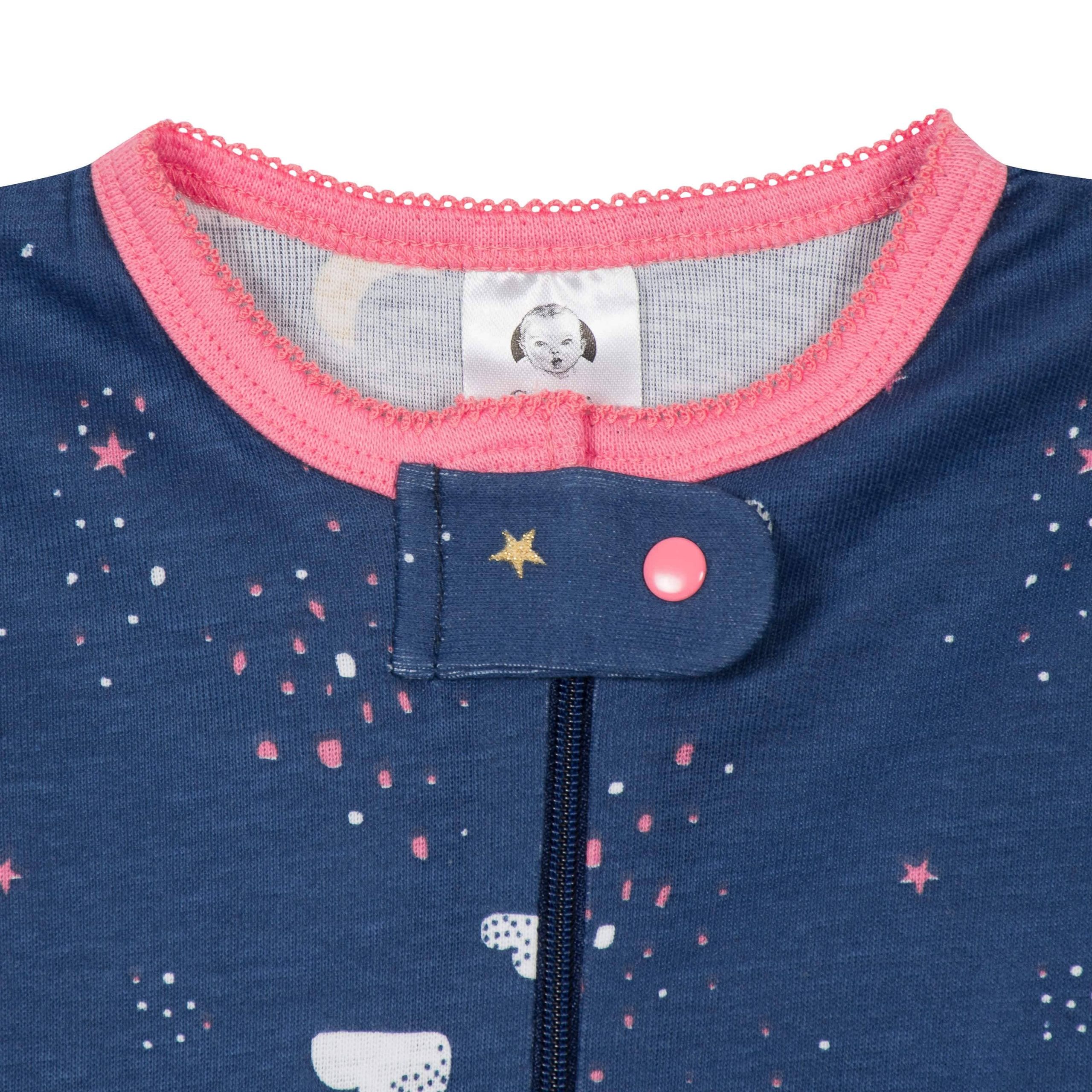 4-Pack Baby & Toddler Girls Dreams & Rainbows Snug Fit Footed Cotton Pajamas - Image 8
