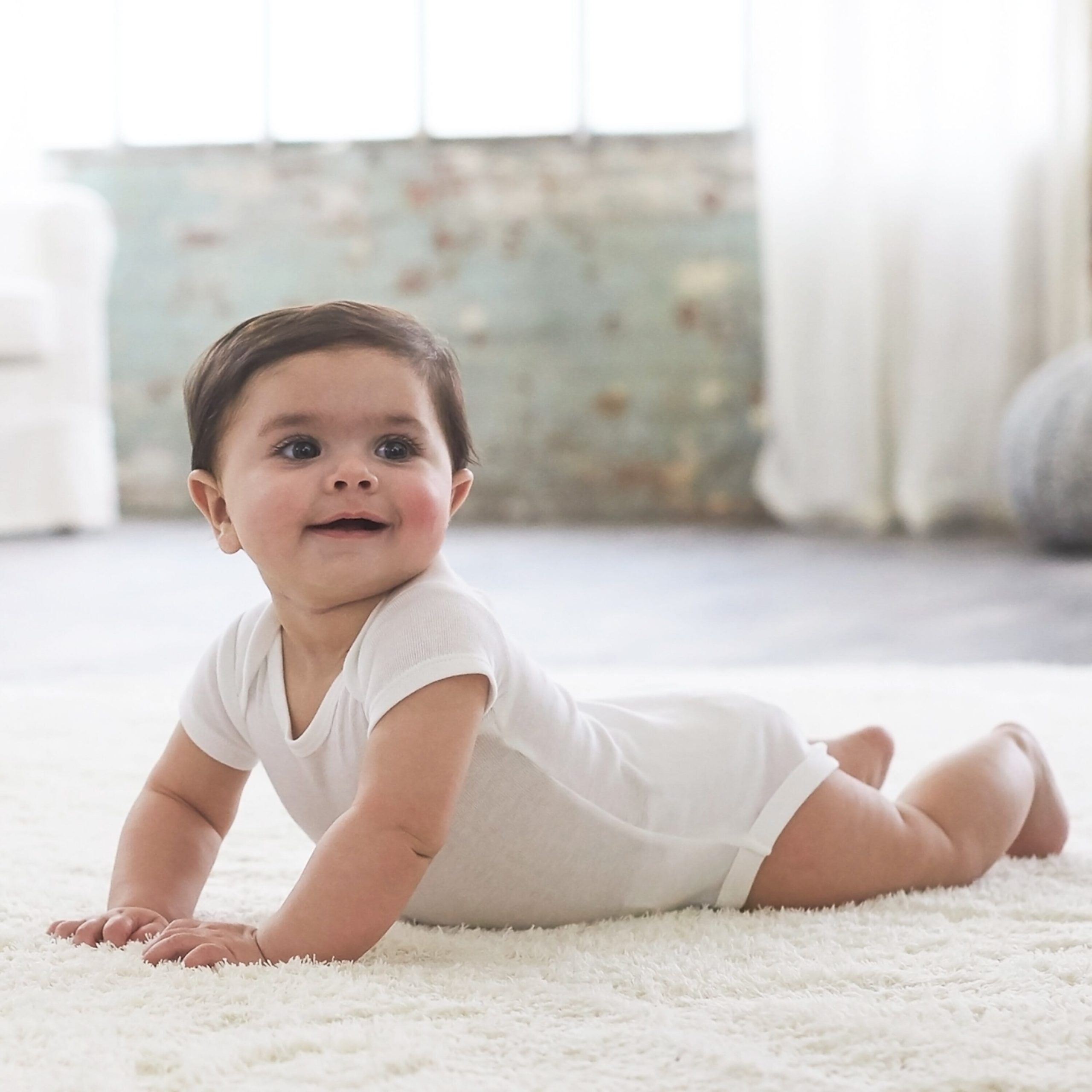8-Pack Baby White Short-Sleeve Onesies® Bodysuits - Image 3