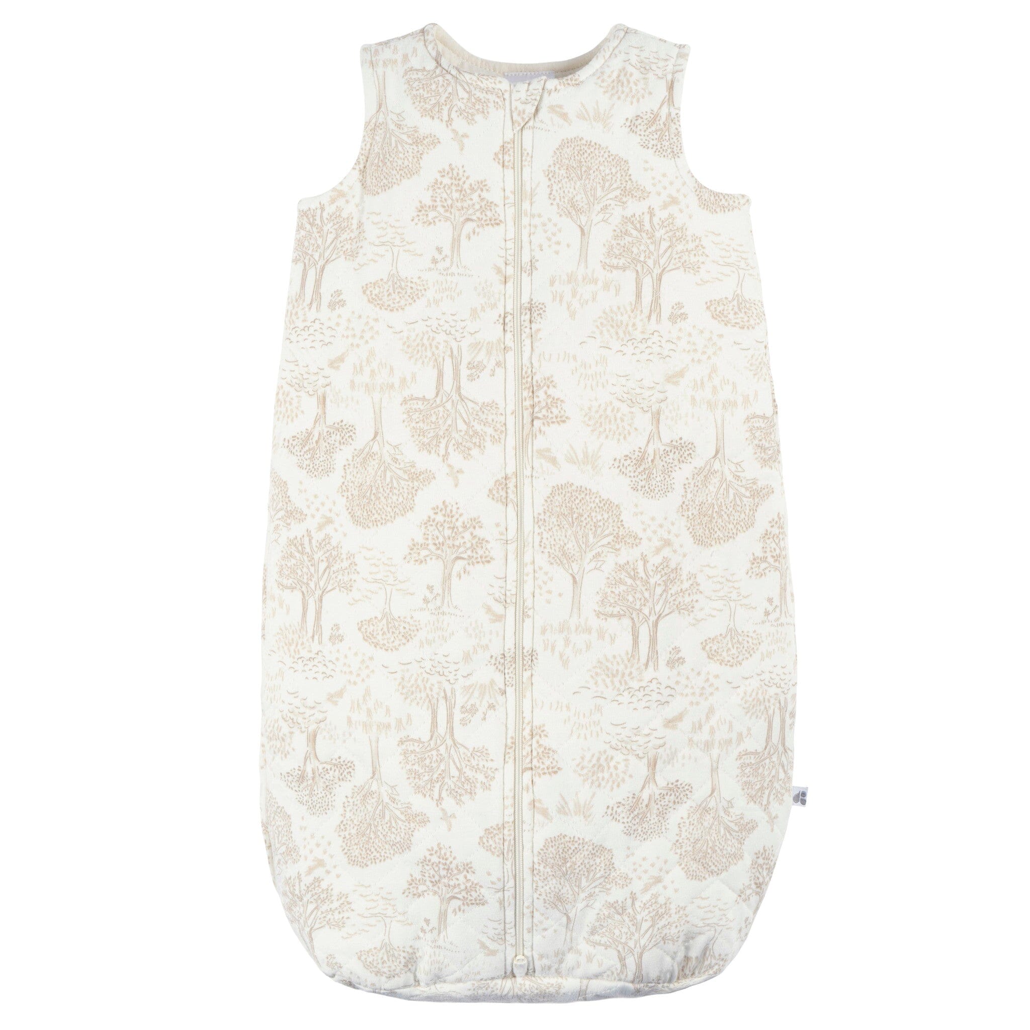 Baby Neutral Tan Trees Wearable Blanket