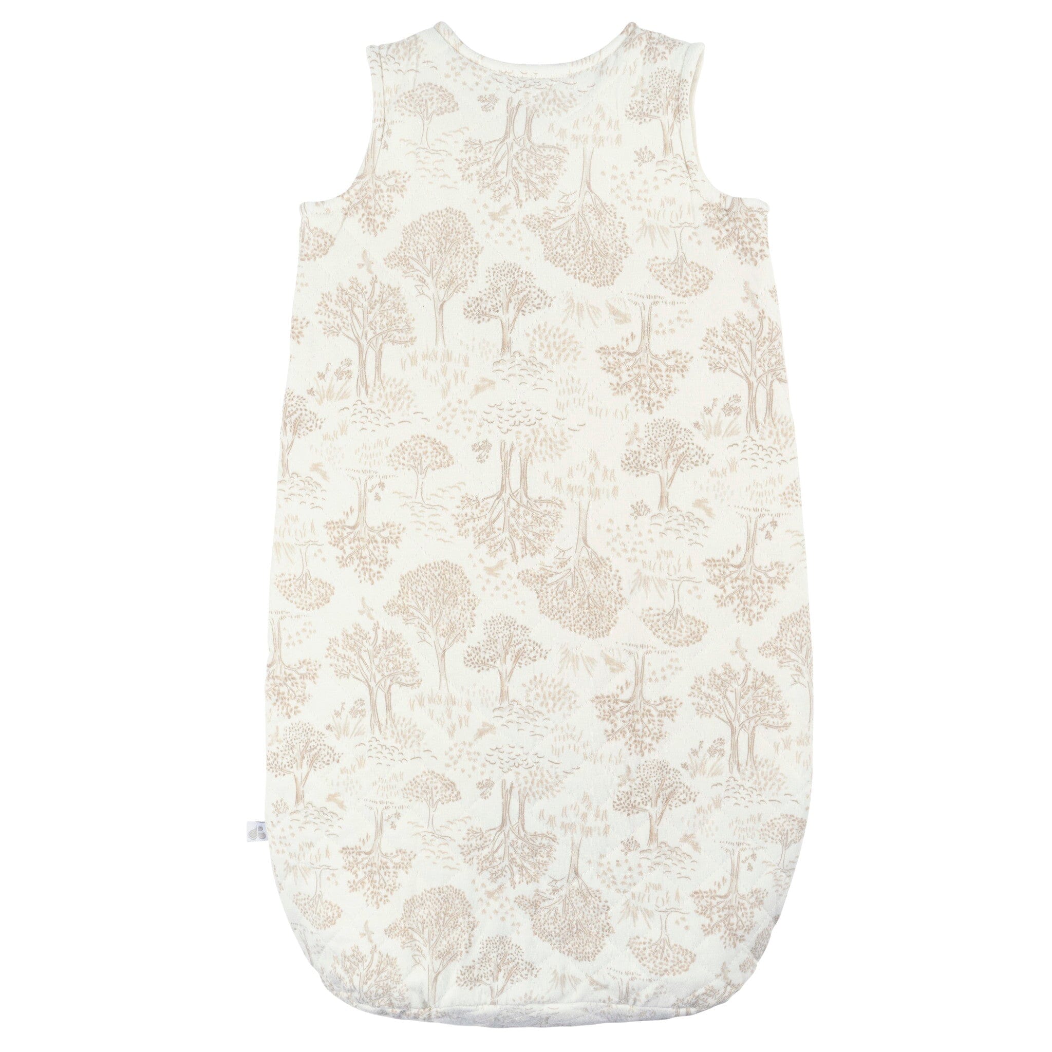 Baby Neutral Tan Trees Wearable Blanket - Image 2