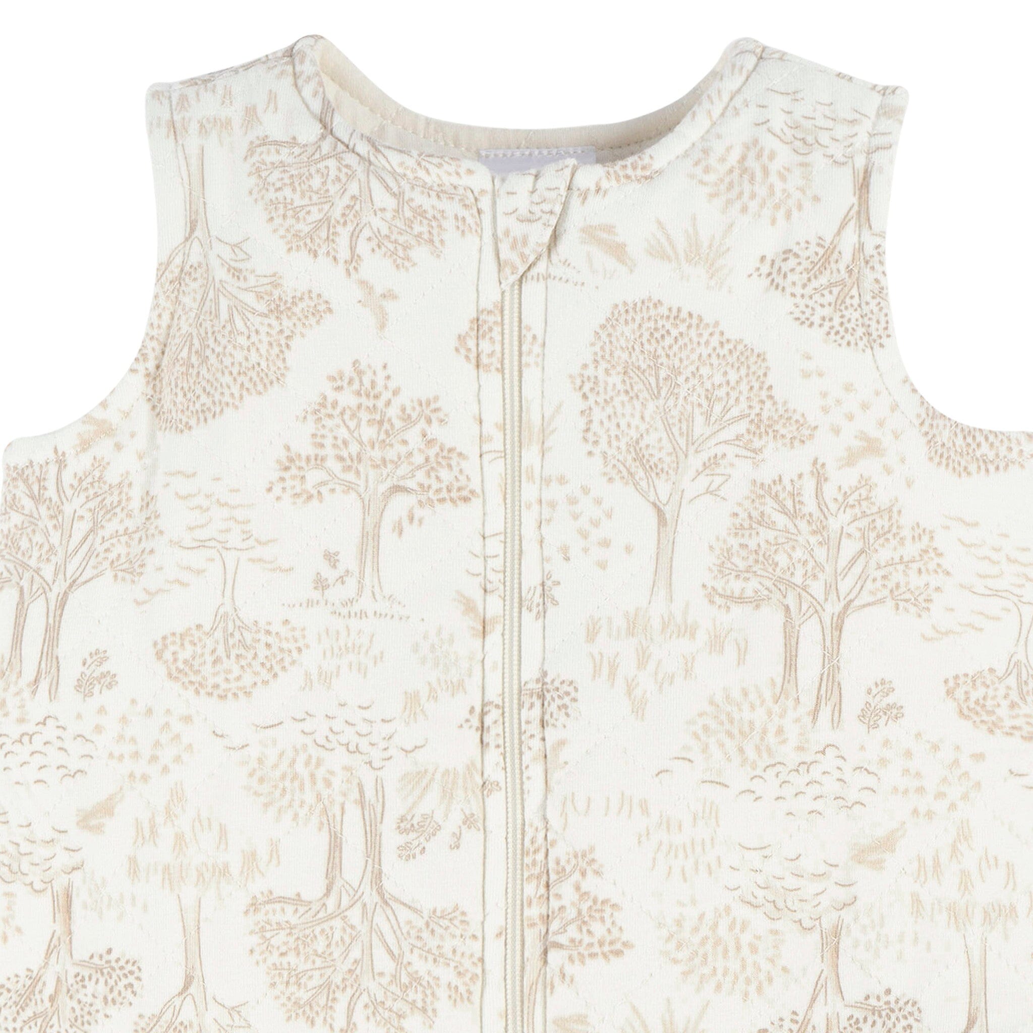 Baby Neutral Tan Trees Wearable Blanket - Image 4