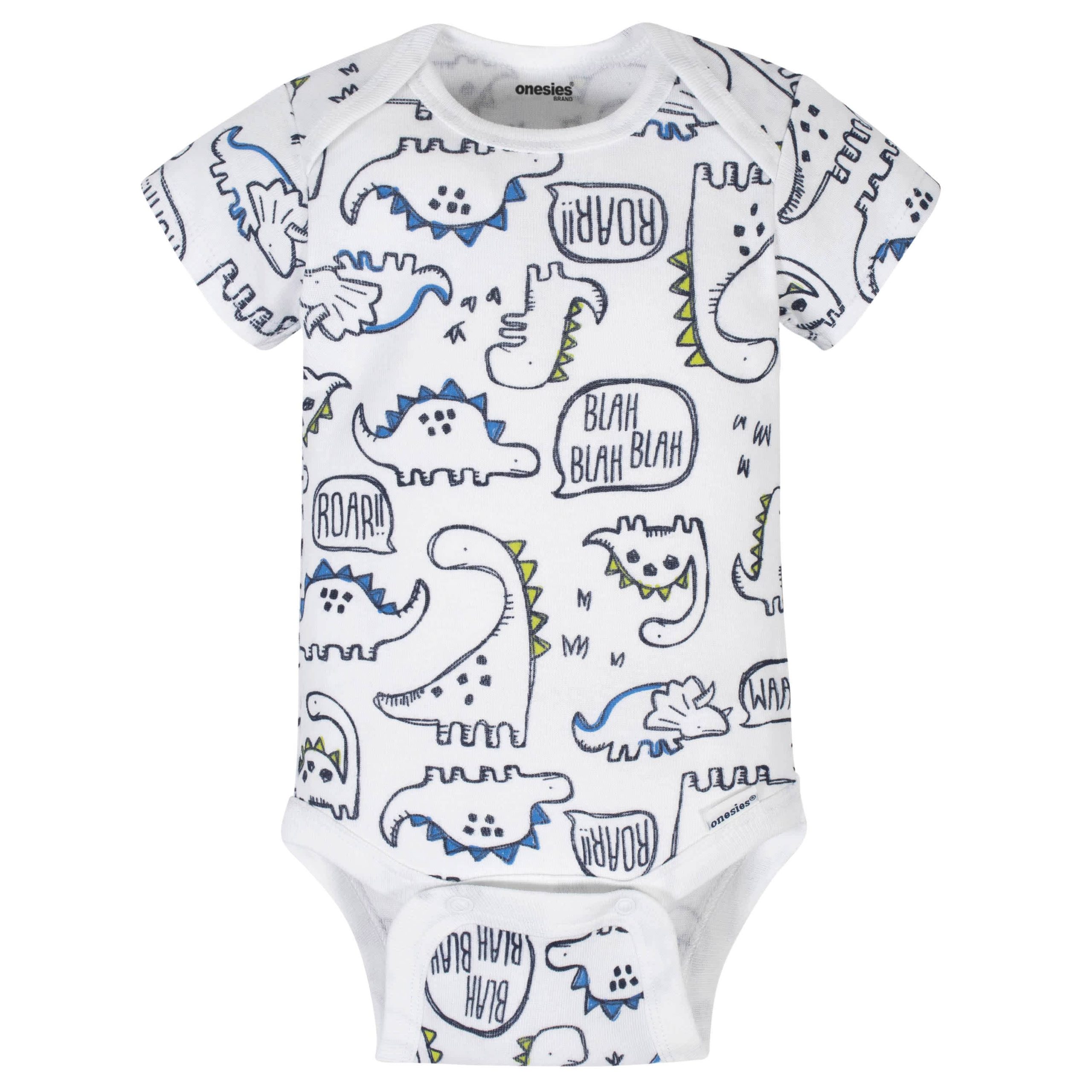 8-Pack Baby Boys Dino Onesies® Brand Bodysuits - Image 6