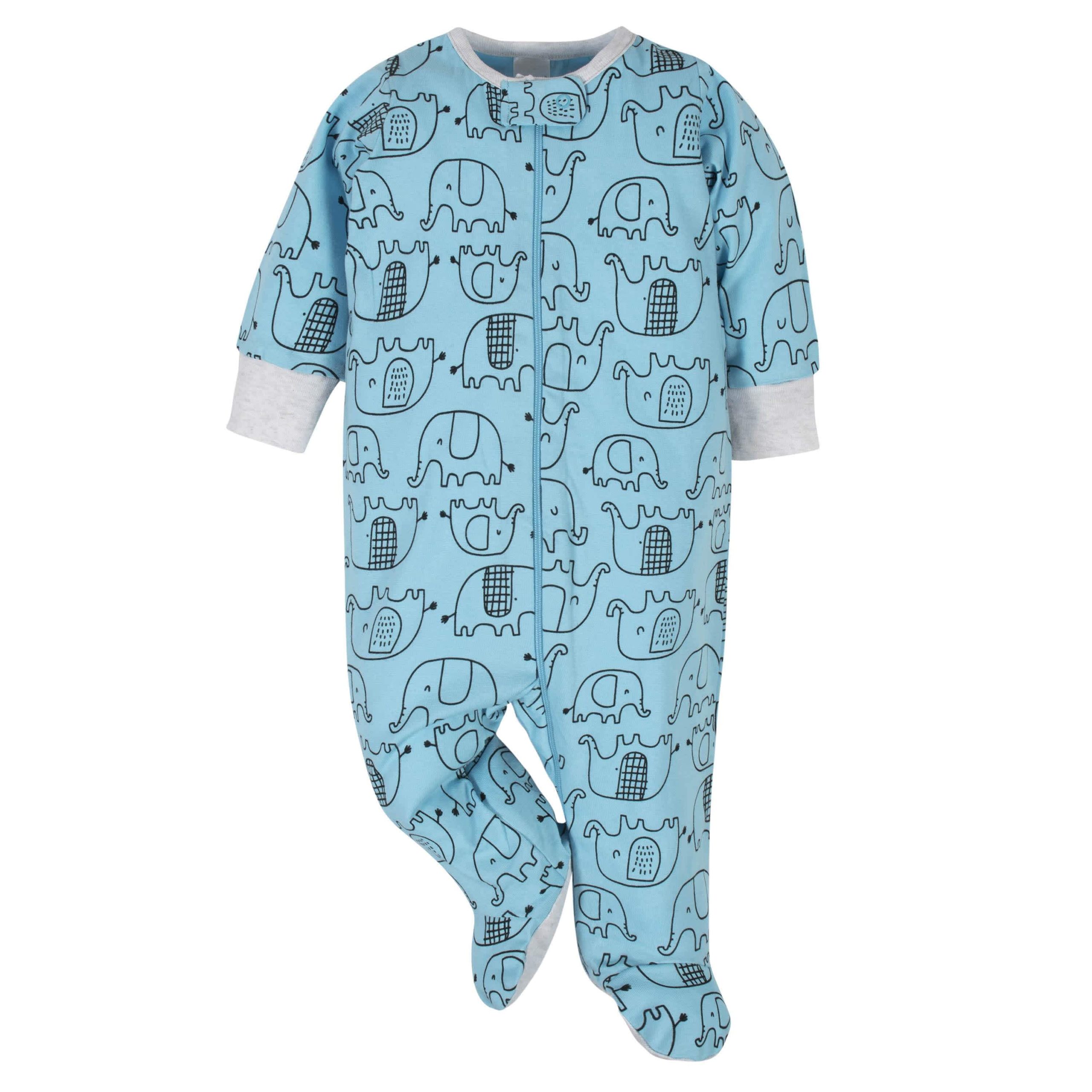 4-Pack Baby Neutral Elephant Sleep 'N Plays - Image 2