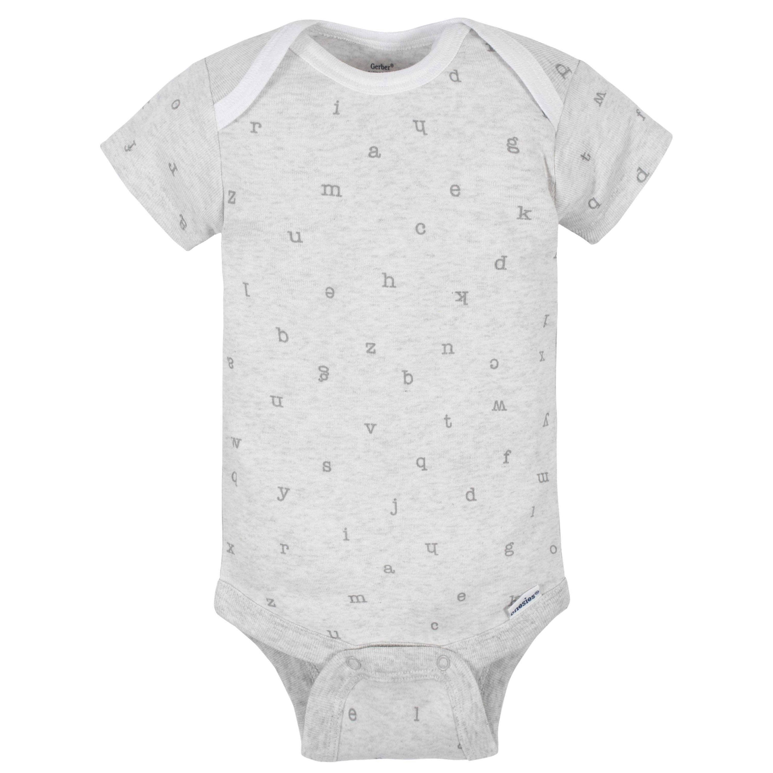 8-Pack Baby Neutral Words Short Sleeve Onesies® Bodysuits - Image 4