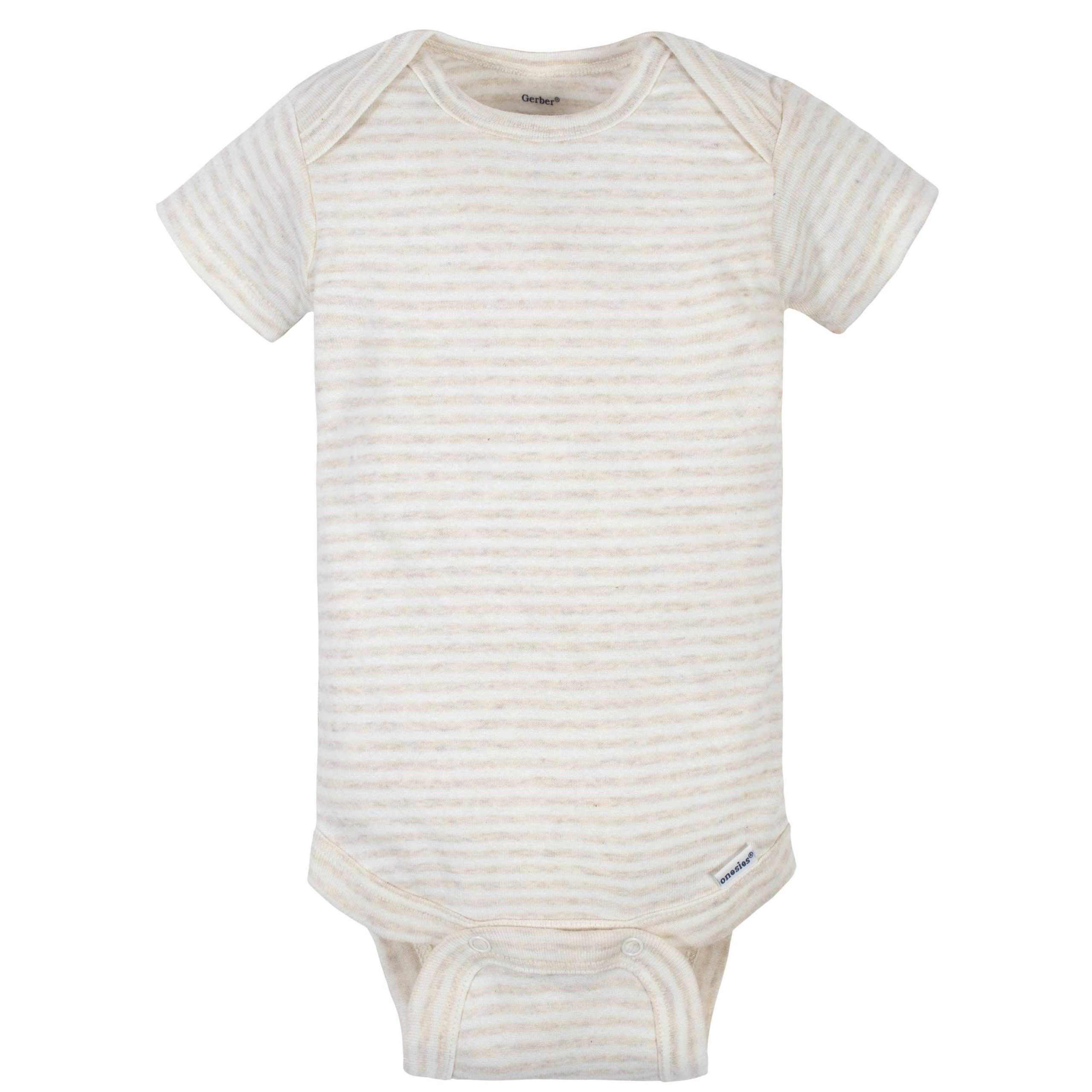 8-Pack Baby Boys Tiger Short Sleeve Onesies® Bodysuits - Image 9