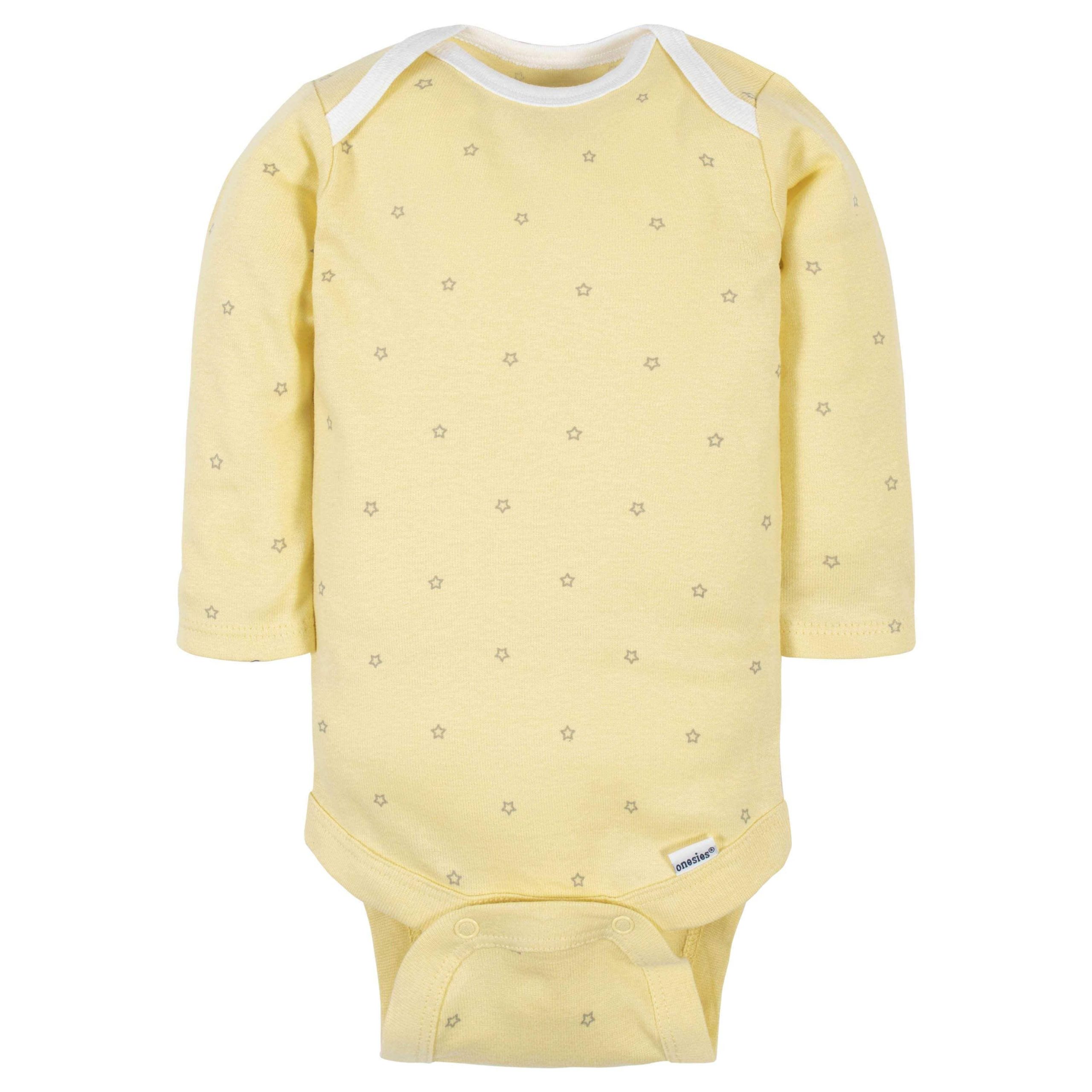 6-Pack Baby Neutral Words Long Sleeve Onesies® Bodysuits - Image 4