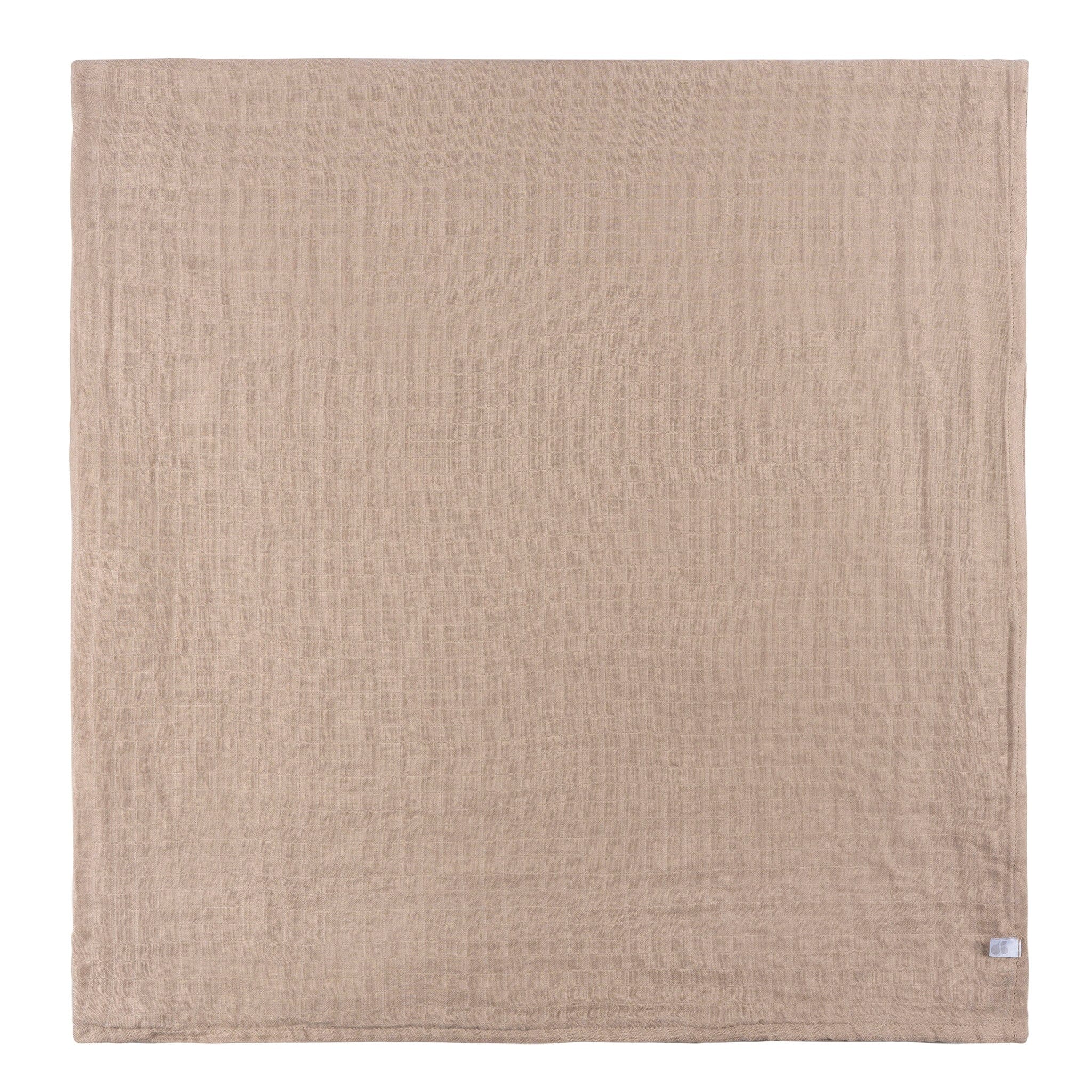 2-Pack Baby Neutral Tan Swaddle Blanket - Image 3