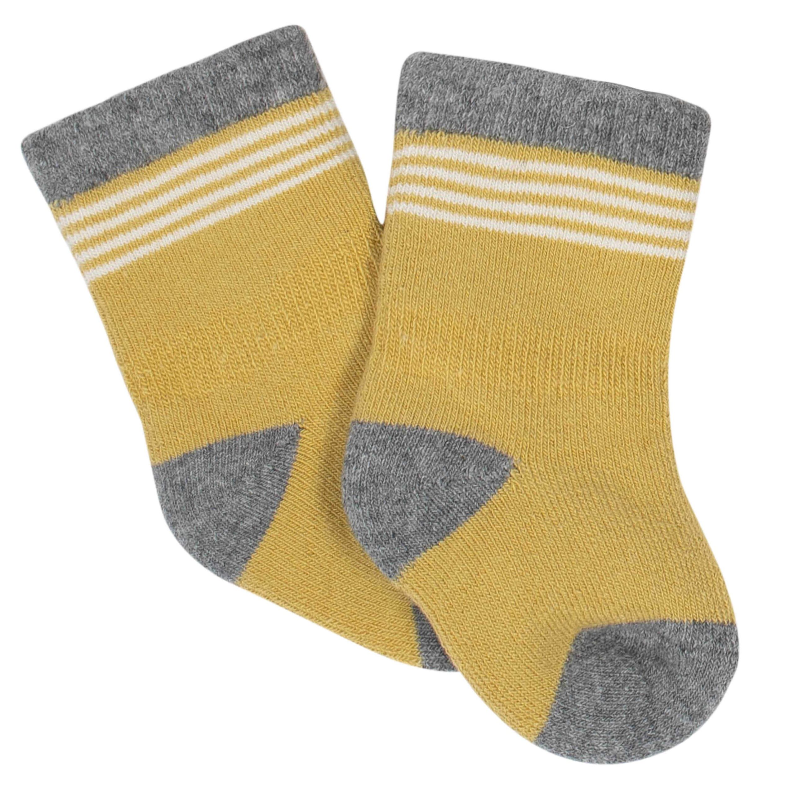 Gerber® 6-Pack Baby Boys Tiger Wiggle-Proof® Crew Socks - Image 7