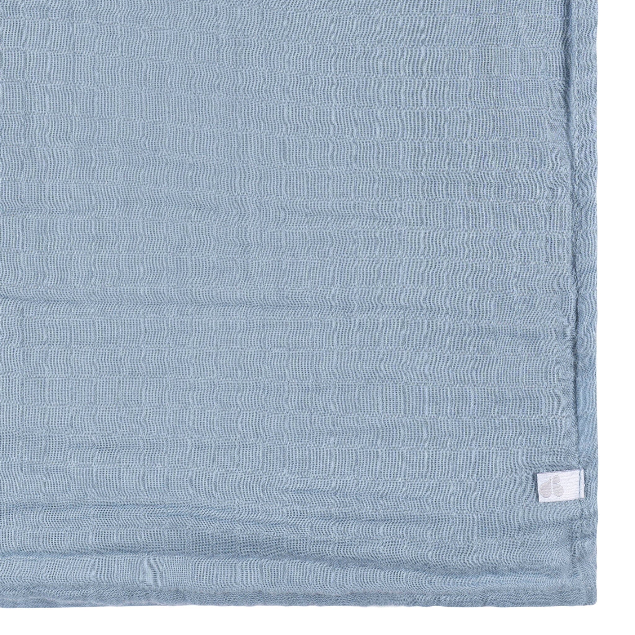 2-Pack Baby Boys Blue Leaf Swaddle Blanket - Image 6