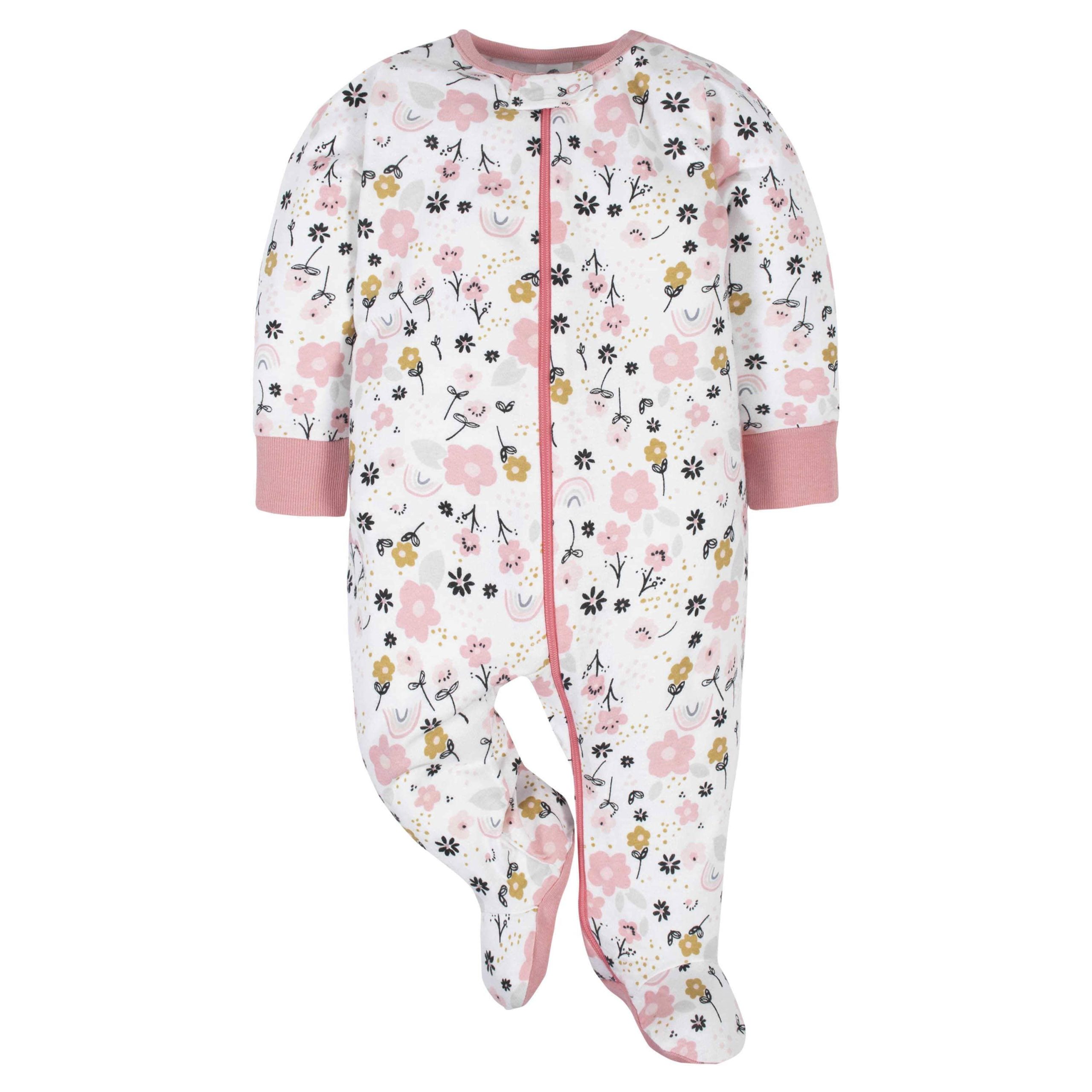 4-Pack Baby Girls Bear Sleep 'N Plays - Image 5