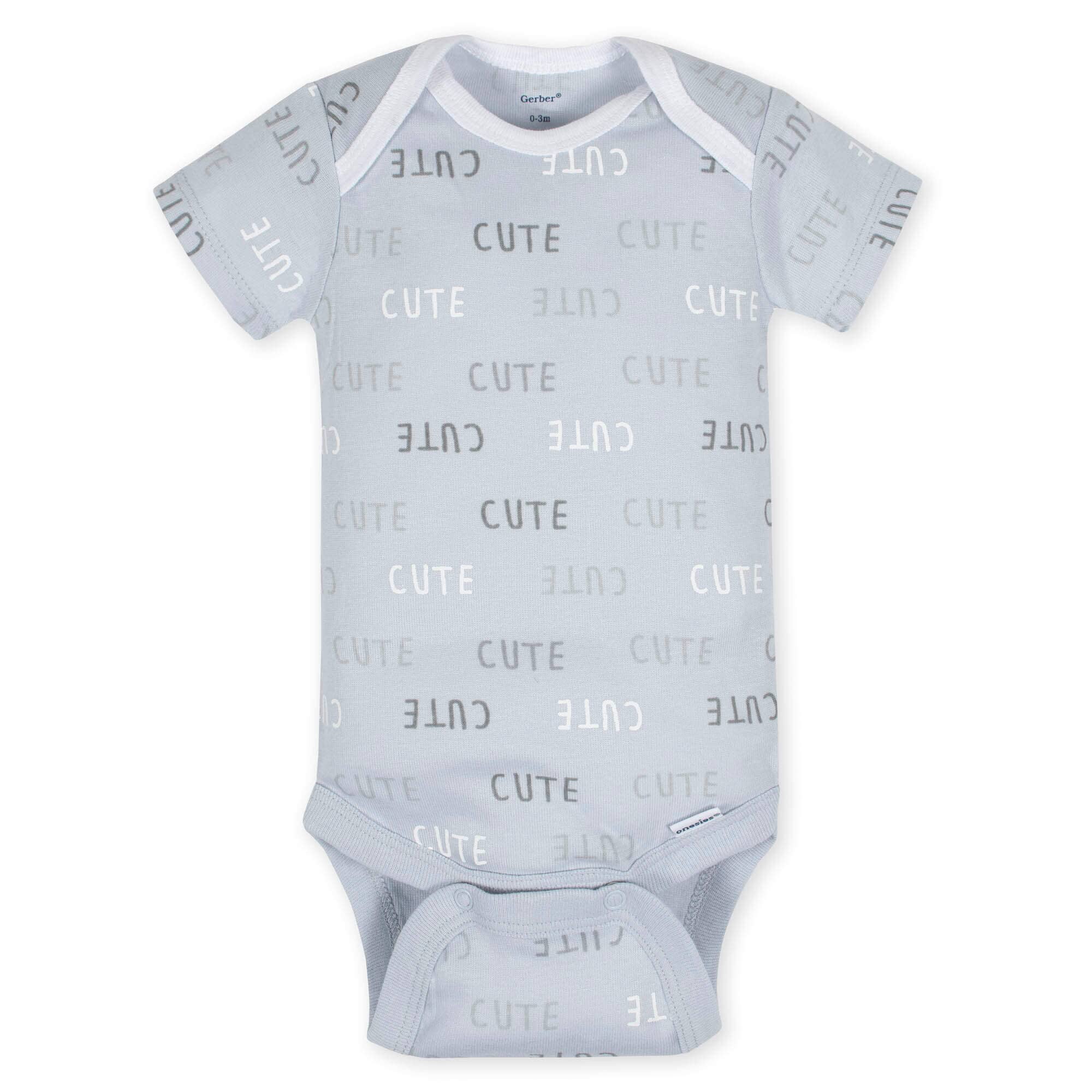 5-Pack Baby Neutral Lamb Short Sleeve Onesies® Bodysuits - Image 4