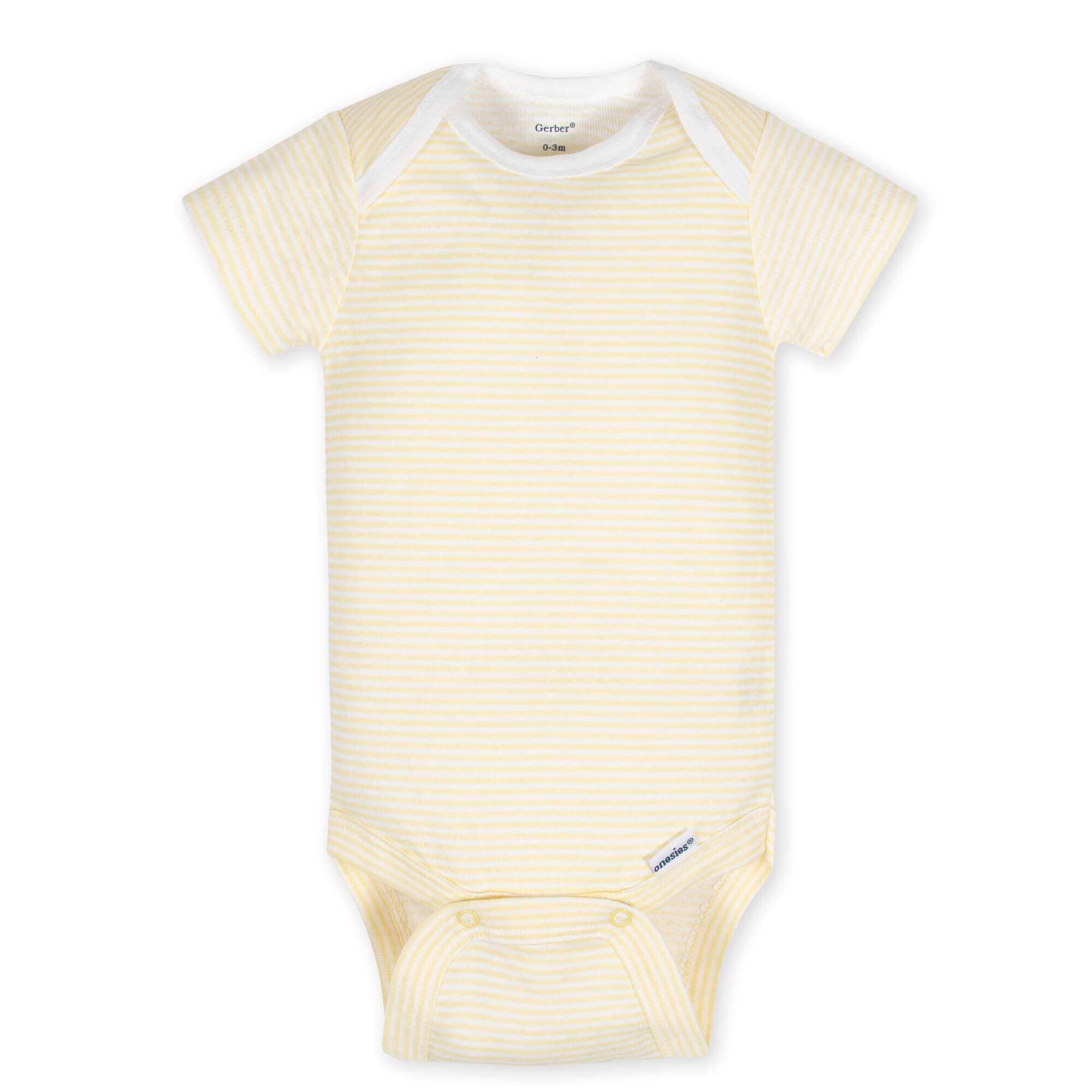 5-Pack Baby Neutral Lamb Short Sleeve Onesies® Bodysuits - Image 5