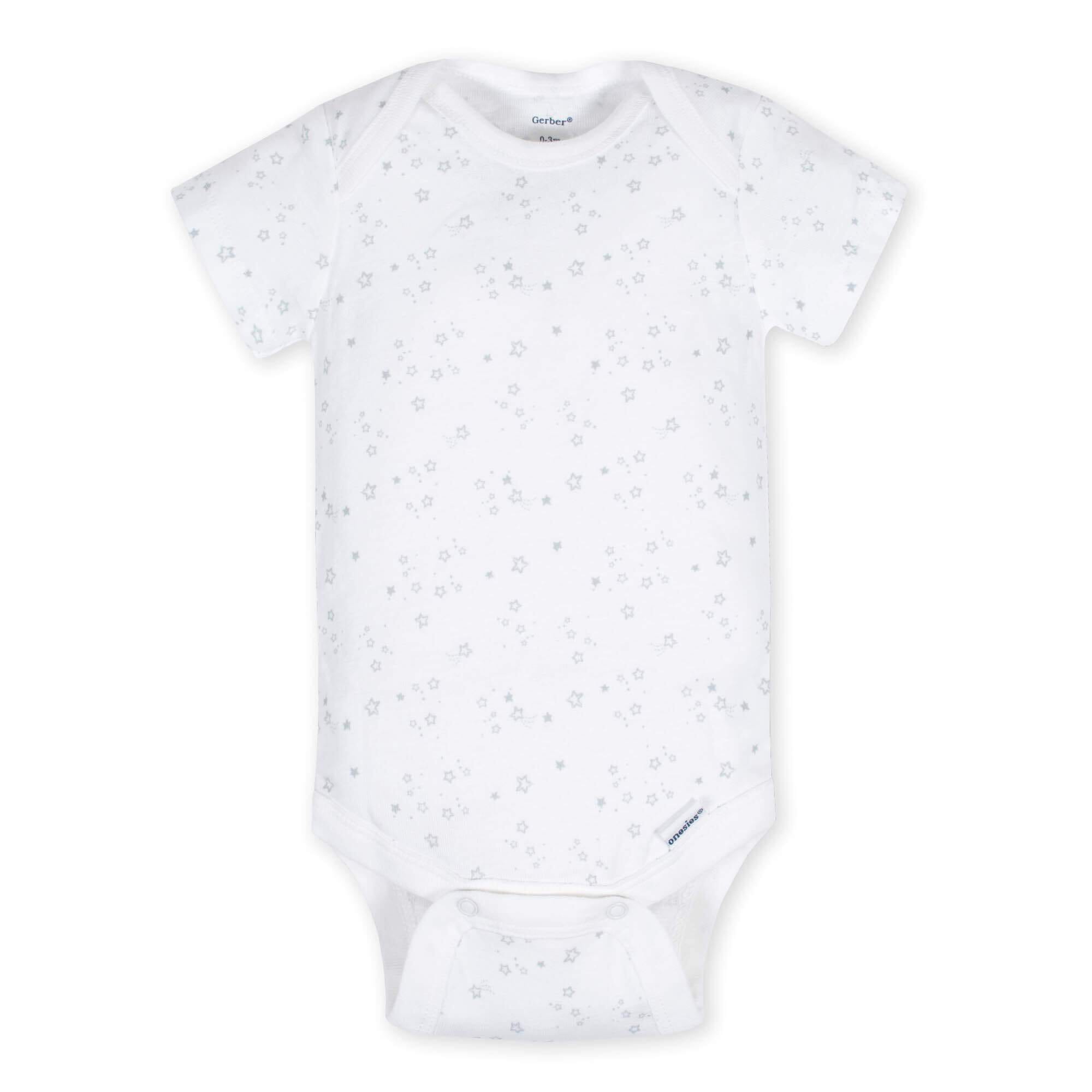 5-Pack Baby Neutral Lamb Short Sleeve Onesies® Bodysuits - Image 7