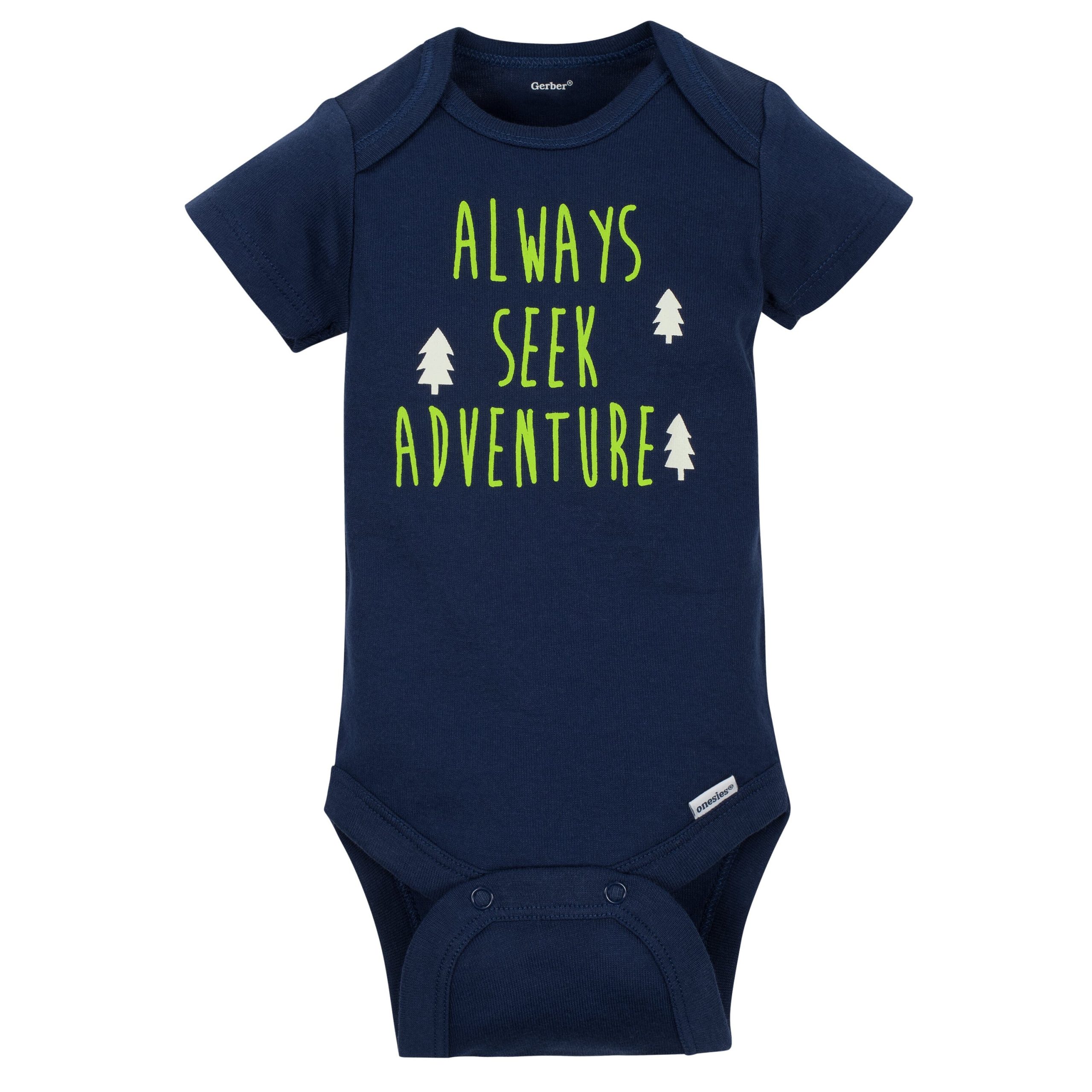 5-Pack Boys Hedgehog Short Sleeve Onesies® Bodysuits - Image 4