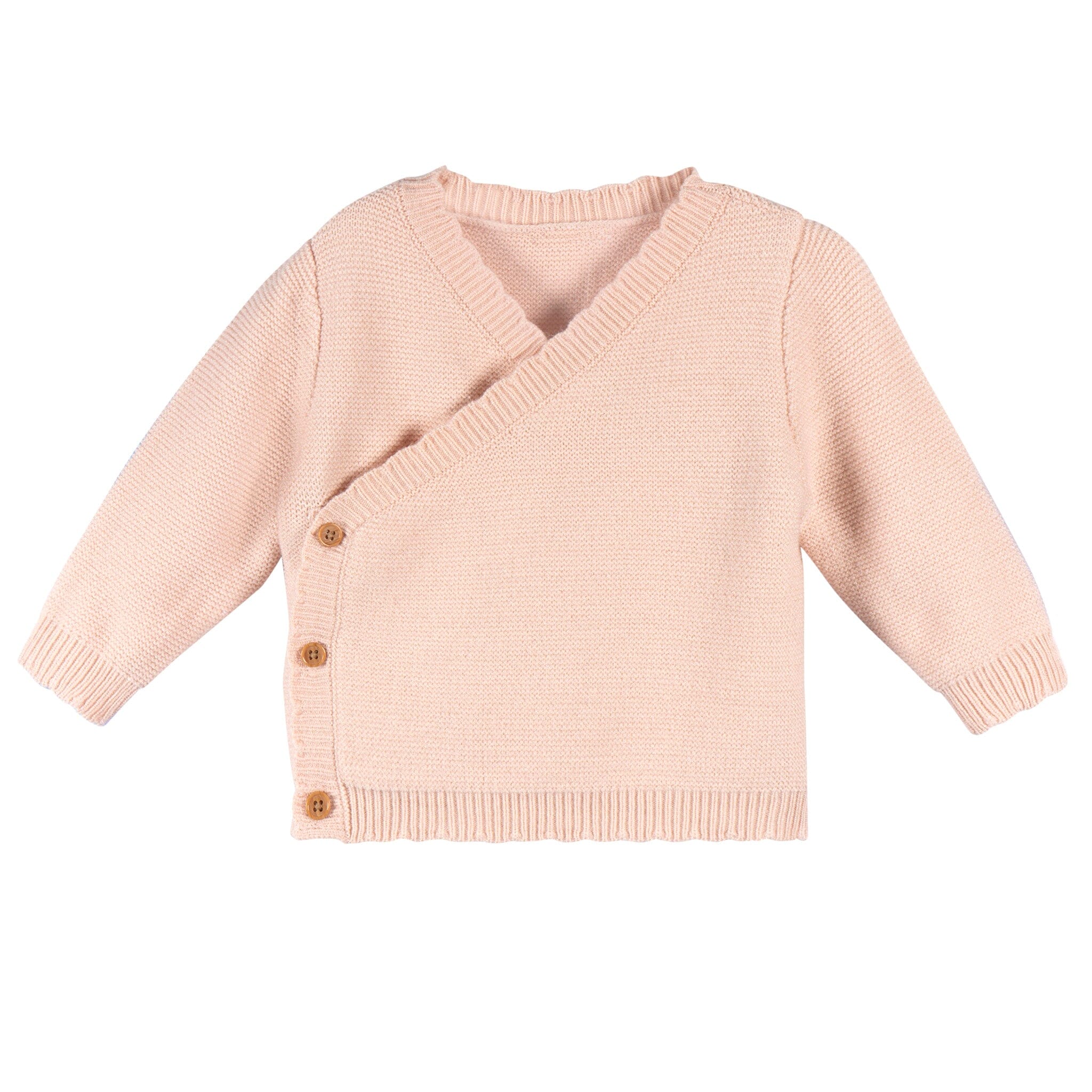 2-Piece Baby Girls Pink Sweater Knit Set, 0-3M - Image 3