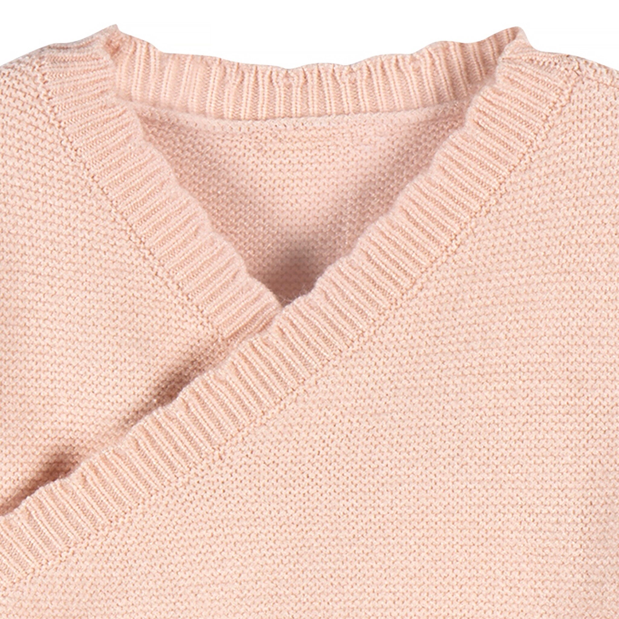 2-Piece Baby Girls Pink Sweater Knit Set, 0-3M - Image 4
