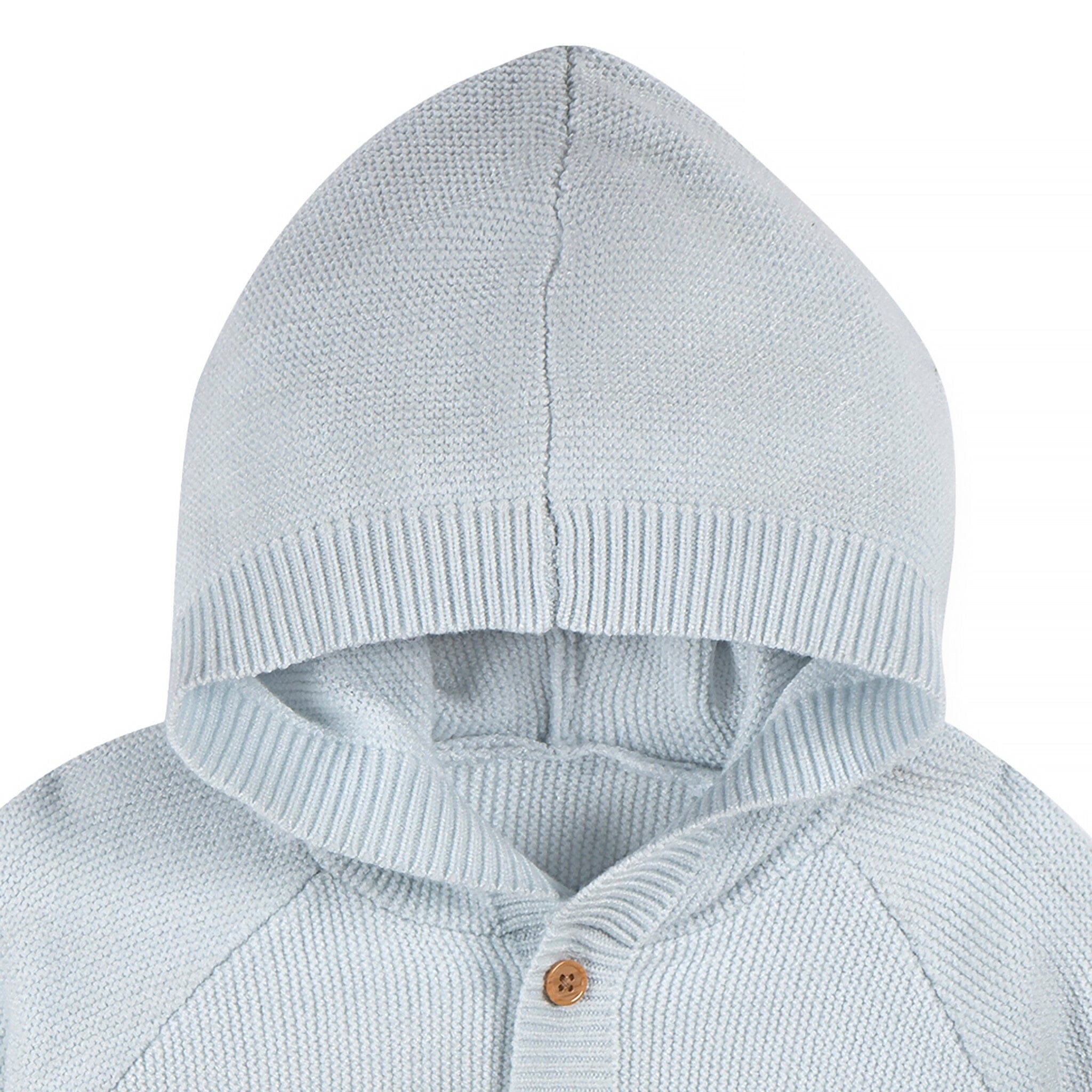 2-Piece Baby Boys Blue Sweater Knit Set - Image 5