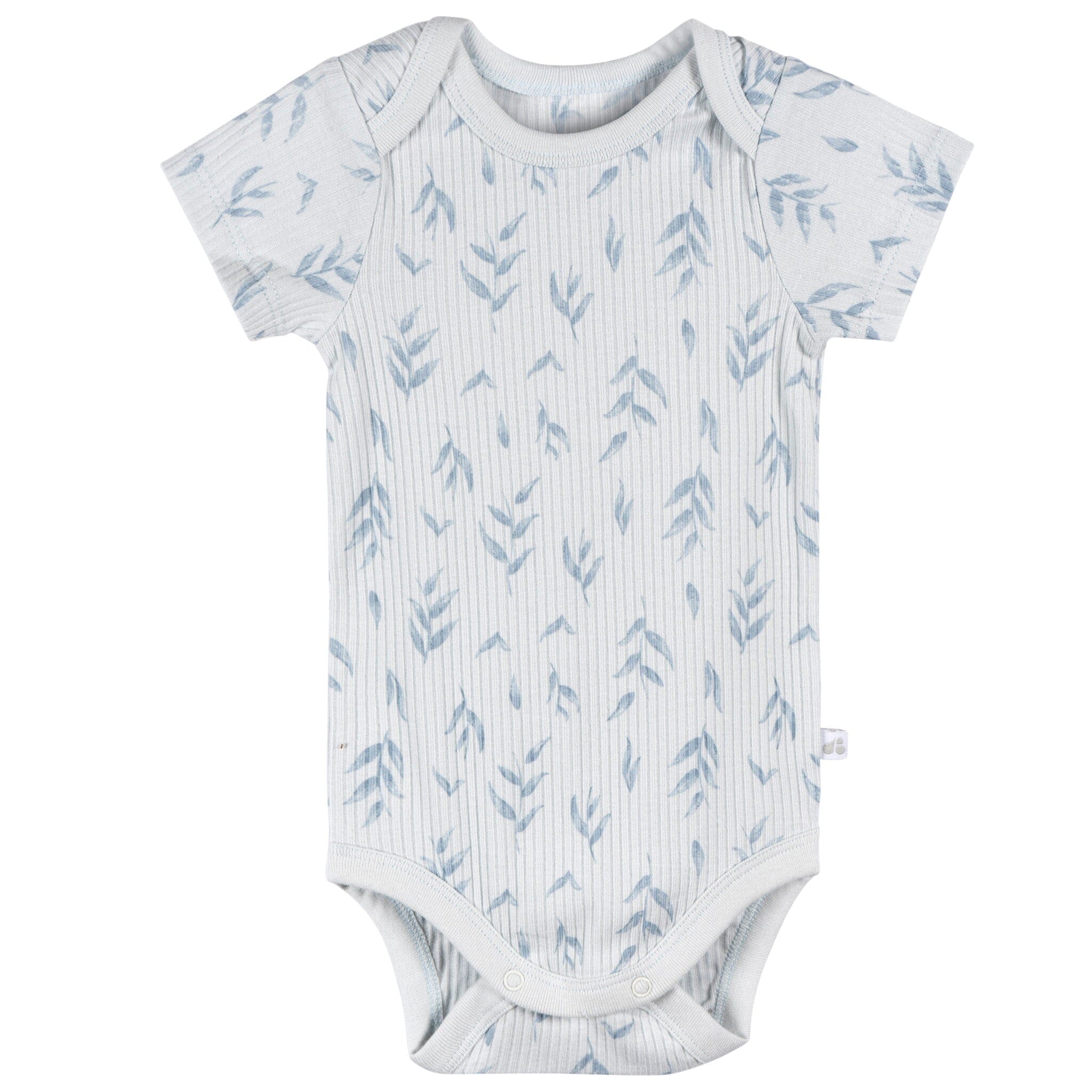 3-Pack Baby Boys Blue Jungle Bodysuits - Image 4