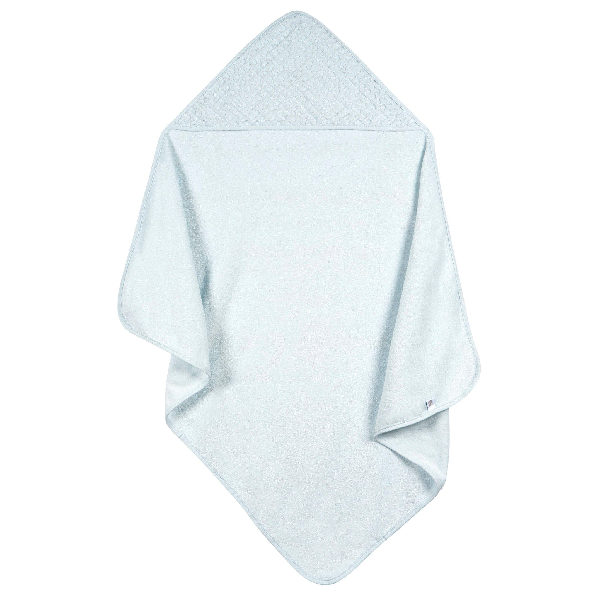 3-Pack Baby Boys Blue Hooded Towels - Image 3