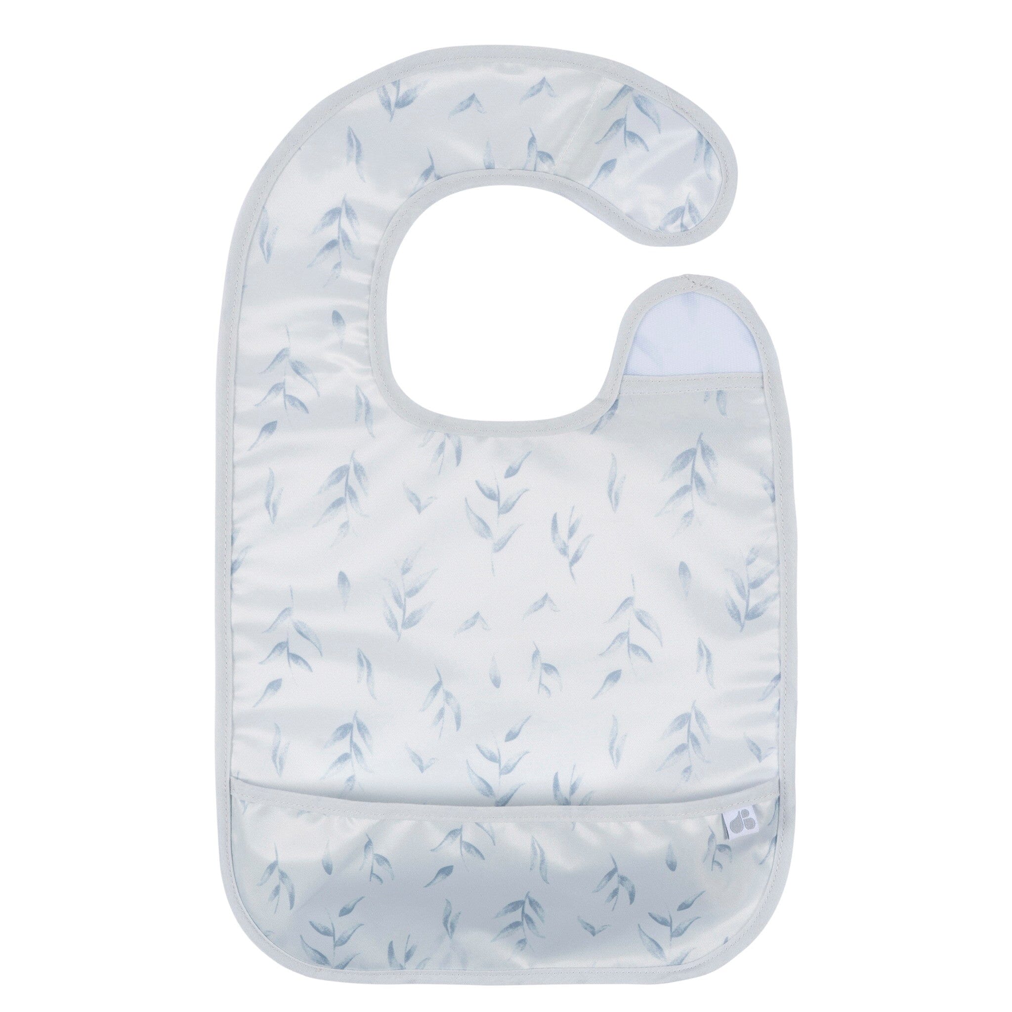 2-Pack Baby Boys Blue Wipeable Bibs - Image 2