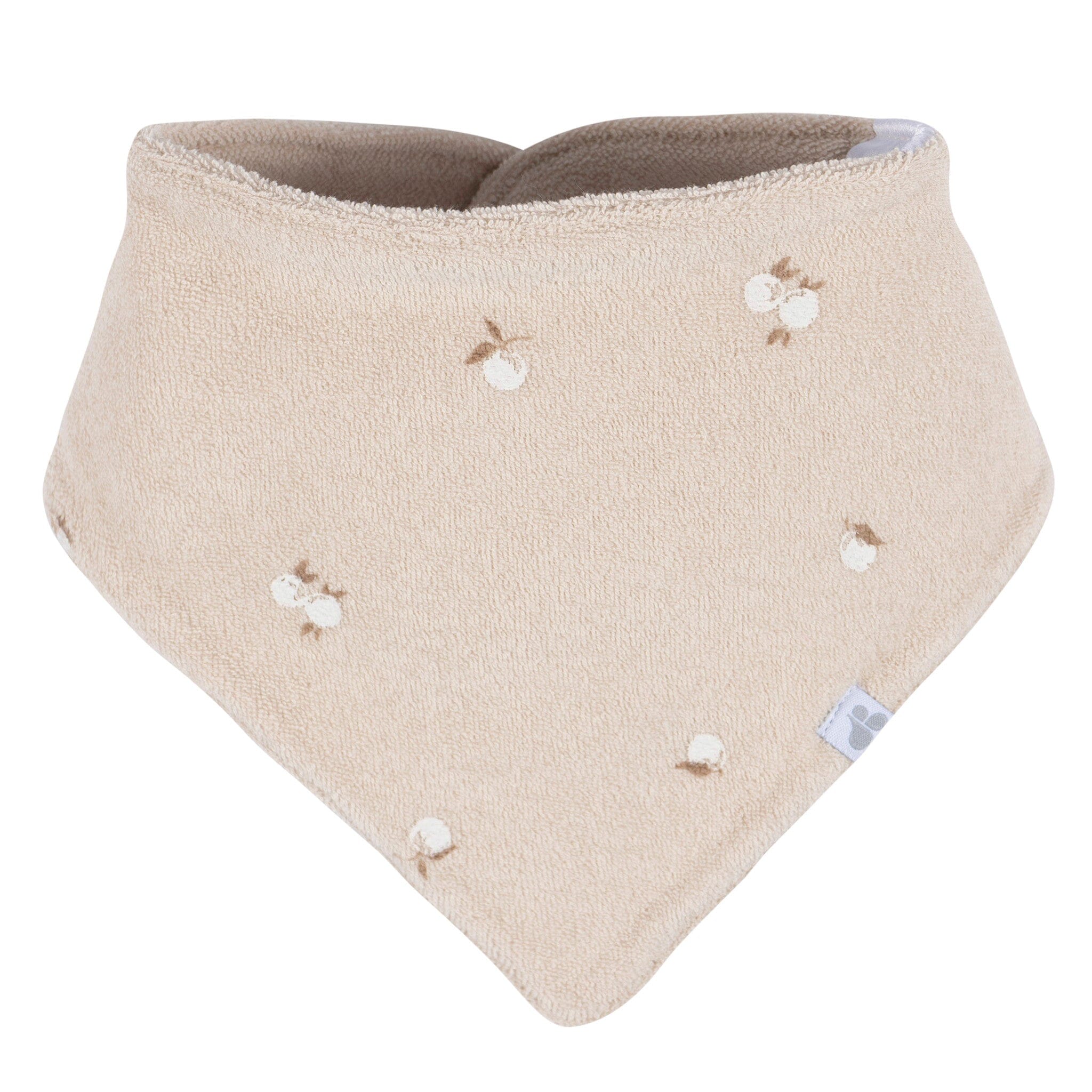 3-Pack Baby Neutral Tan Deer Bandana Bibs - Image 3