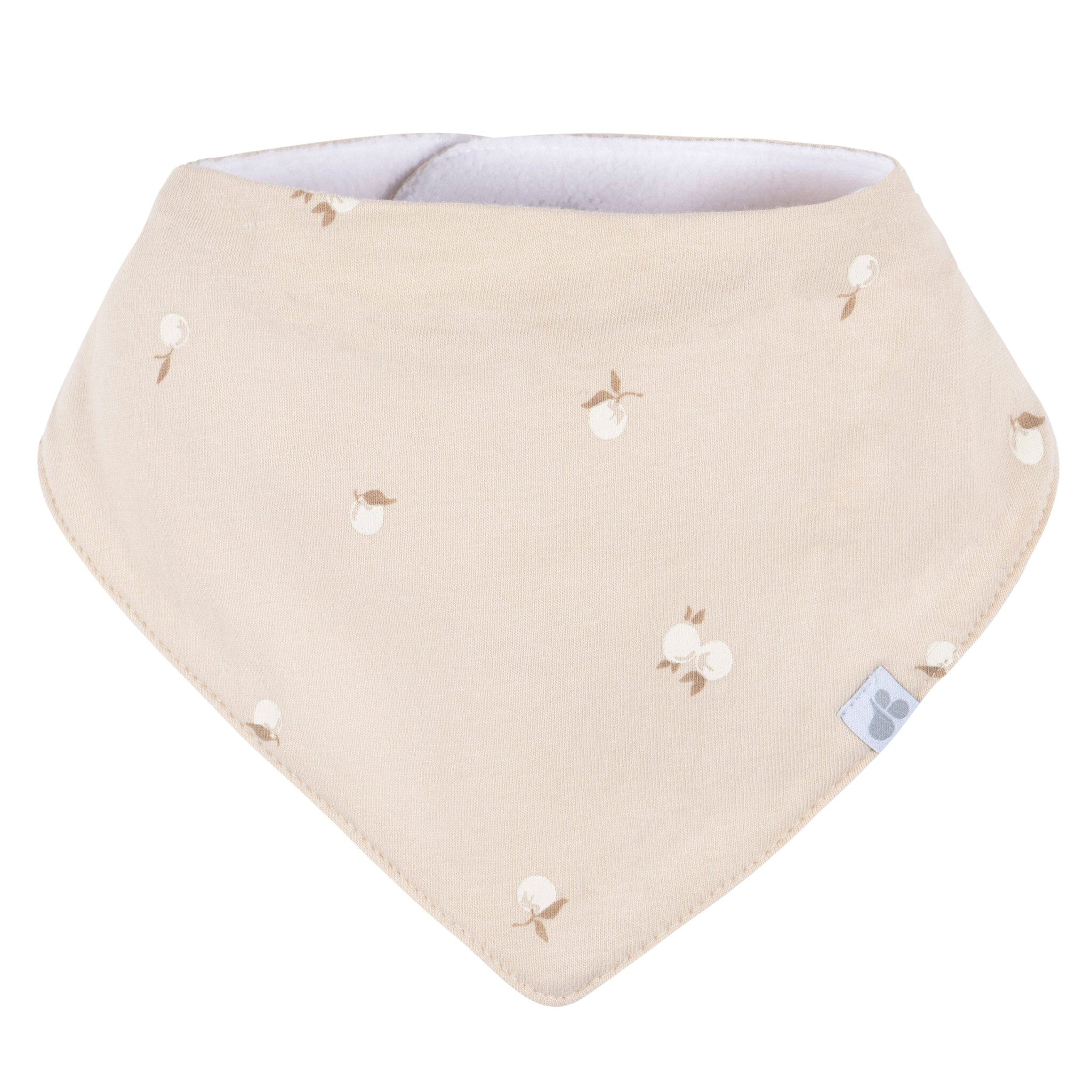 4-Pack Baby Neutral Multi Tan Bandana Bibs - Image 3
