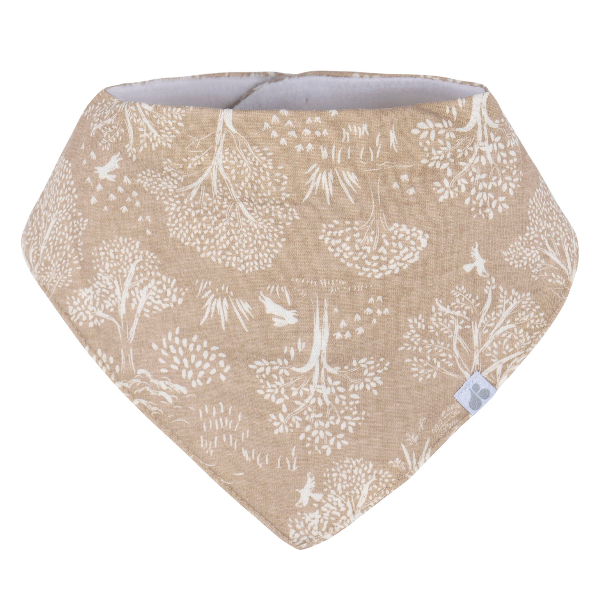 4-Pack Baby Neutral Multi Tan Bandana Bibs - Image 5