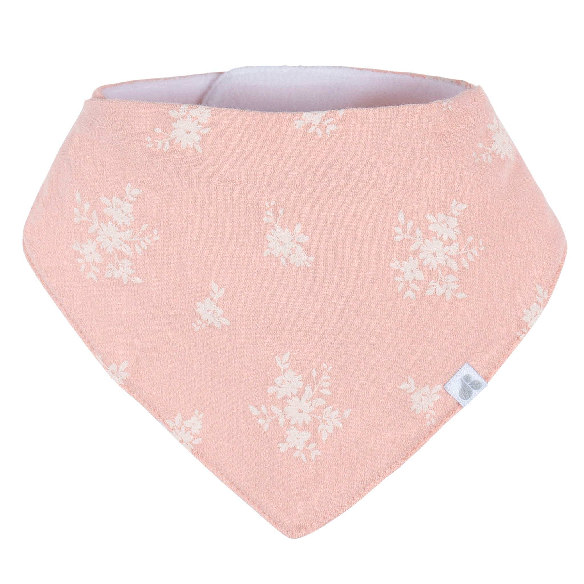 4-Pack Baby Girls Multi Pink Bandana Bibs - Image 4