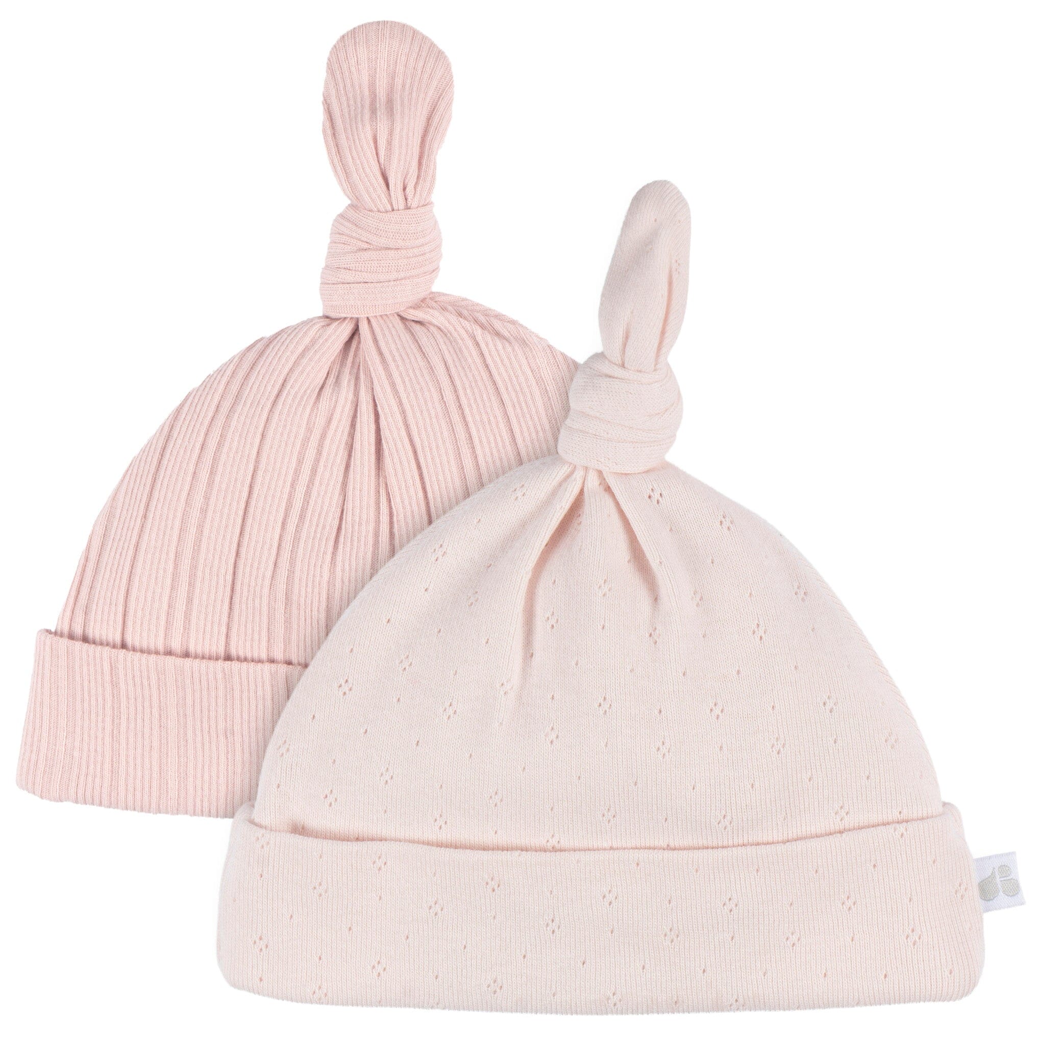 4-Piece Baby Girls Pink Hat and Mitten Set - Image 2