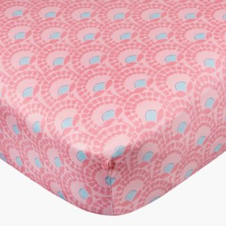 Baby Girls Animal Geo Crib Sheet