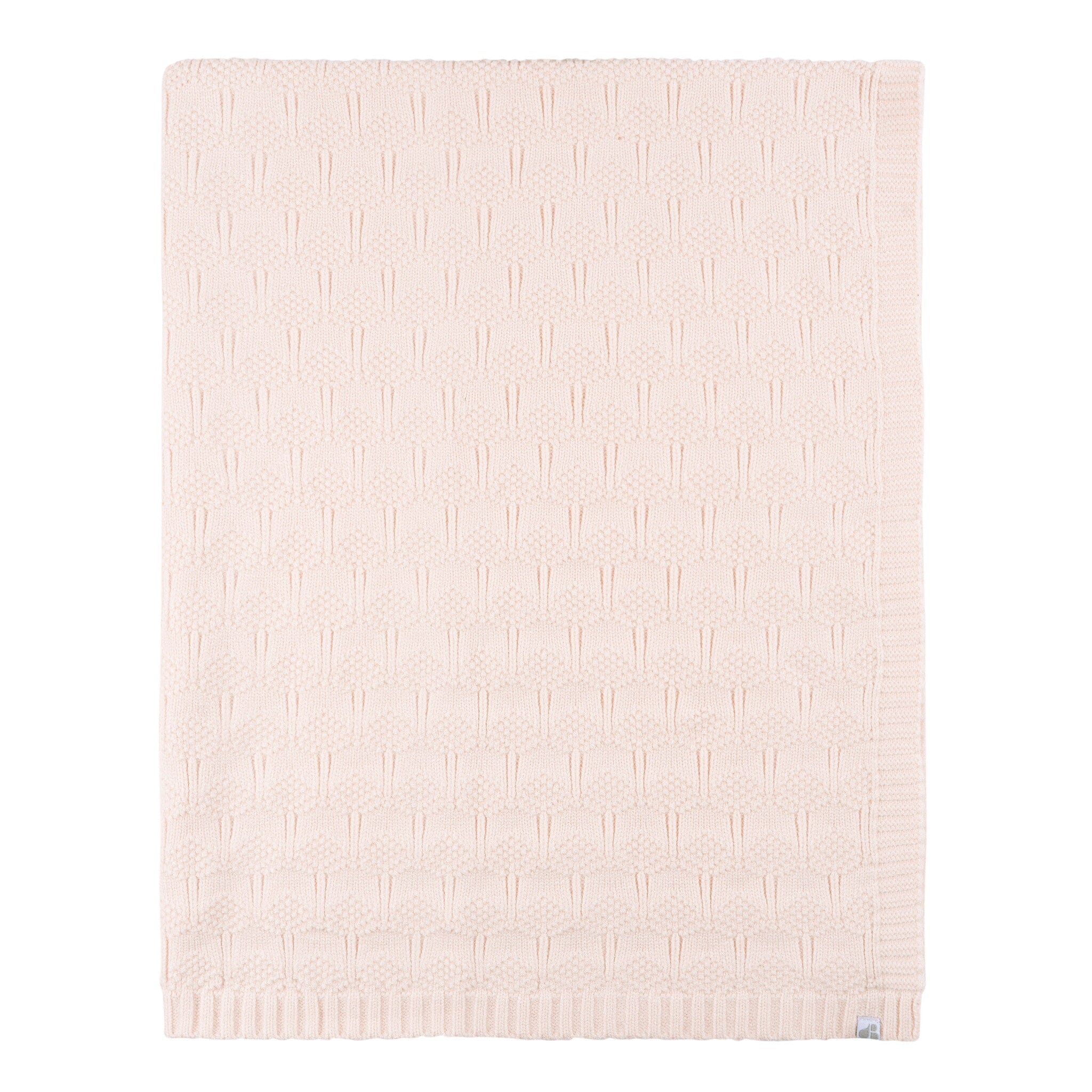 Baby Girls Pink Sweater Knit Blanket - Image 2