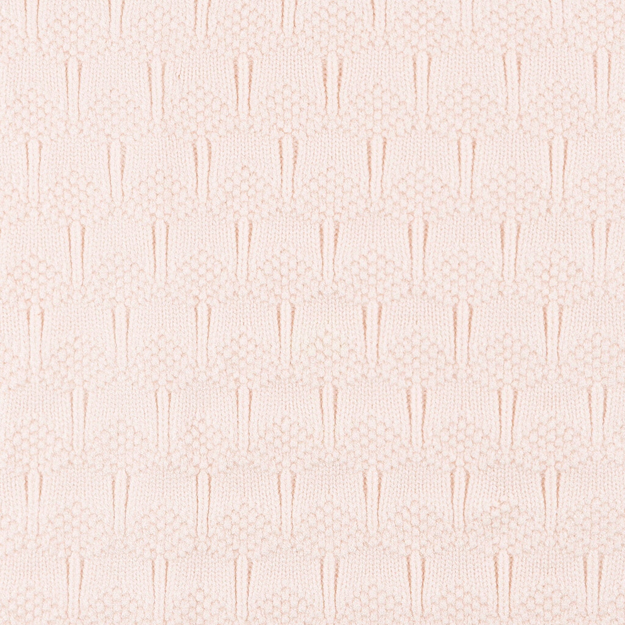Baby Girls Pink Sweater Knit Blanket - Image 4