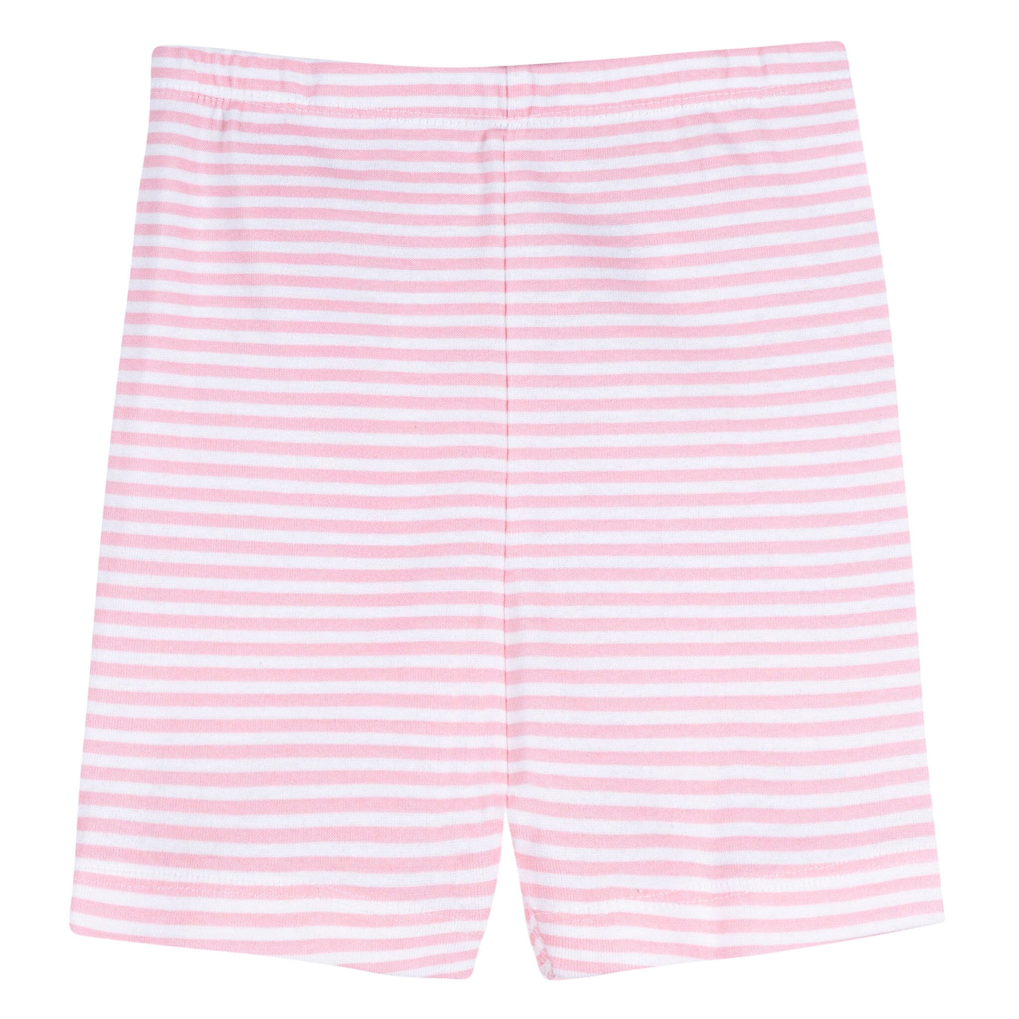 4-Piece Infant & Toddler Girls Flamingo Floatie Cotton Pajama Short Set - Image 4