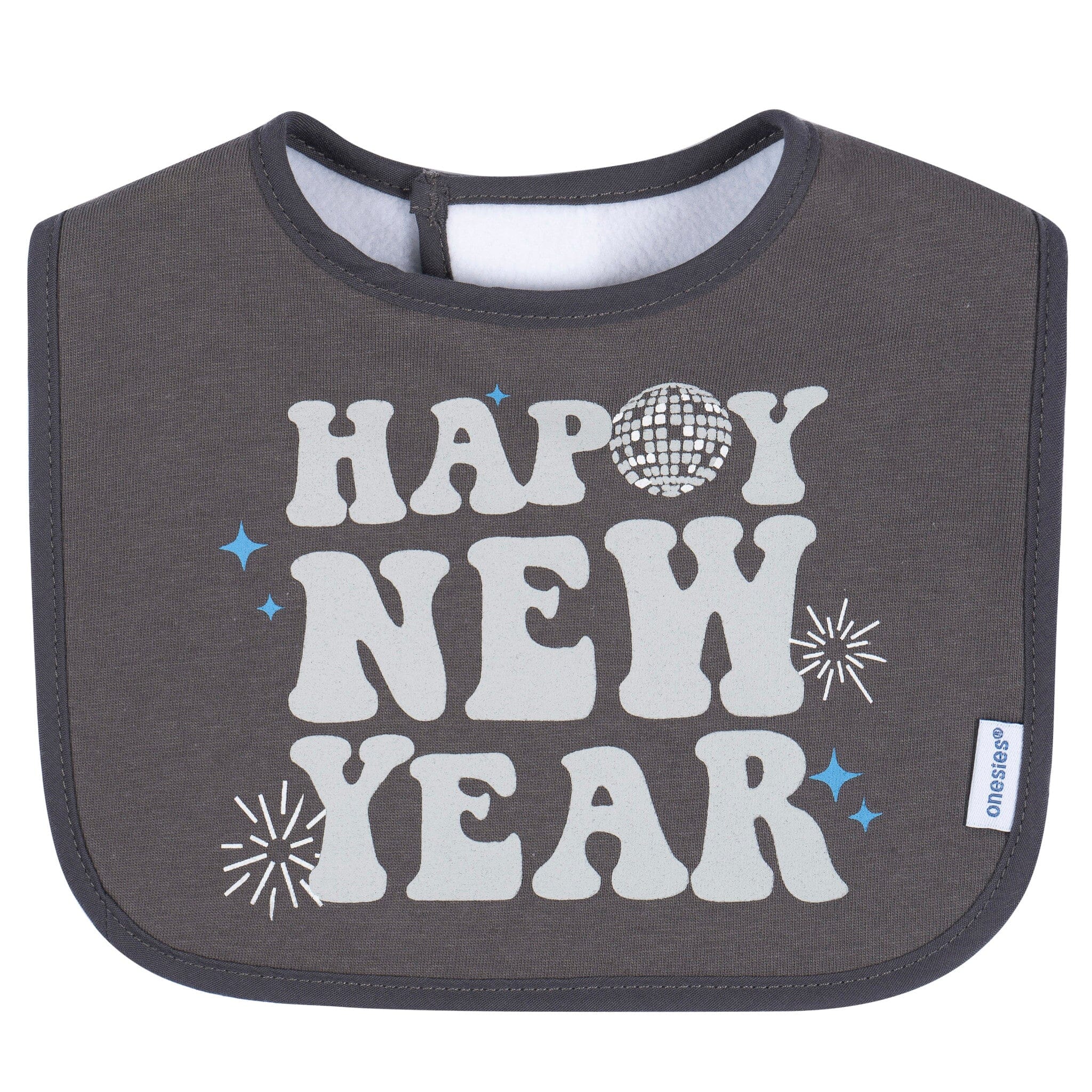 8-Pack Baby Neutral Holiday Drooling Bibs - Image 2