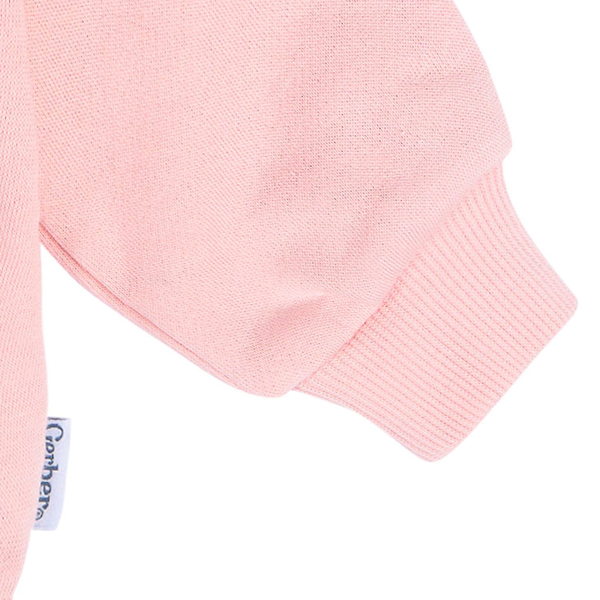 Embroidered Baby & Toddler Neutral Pink Crewneck Sweatshirt - Image 6