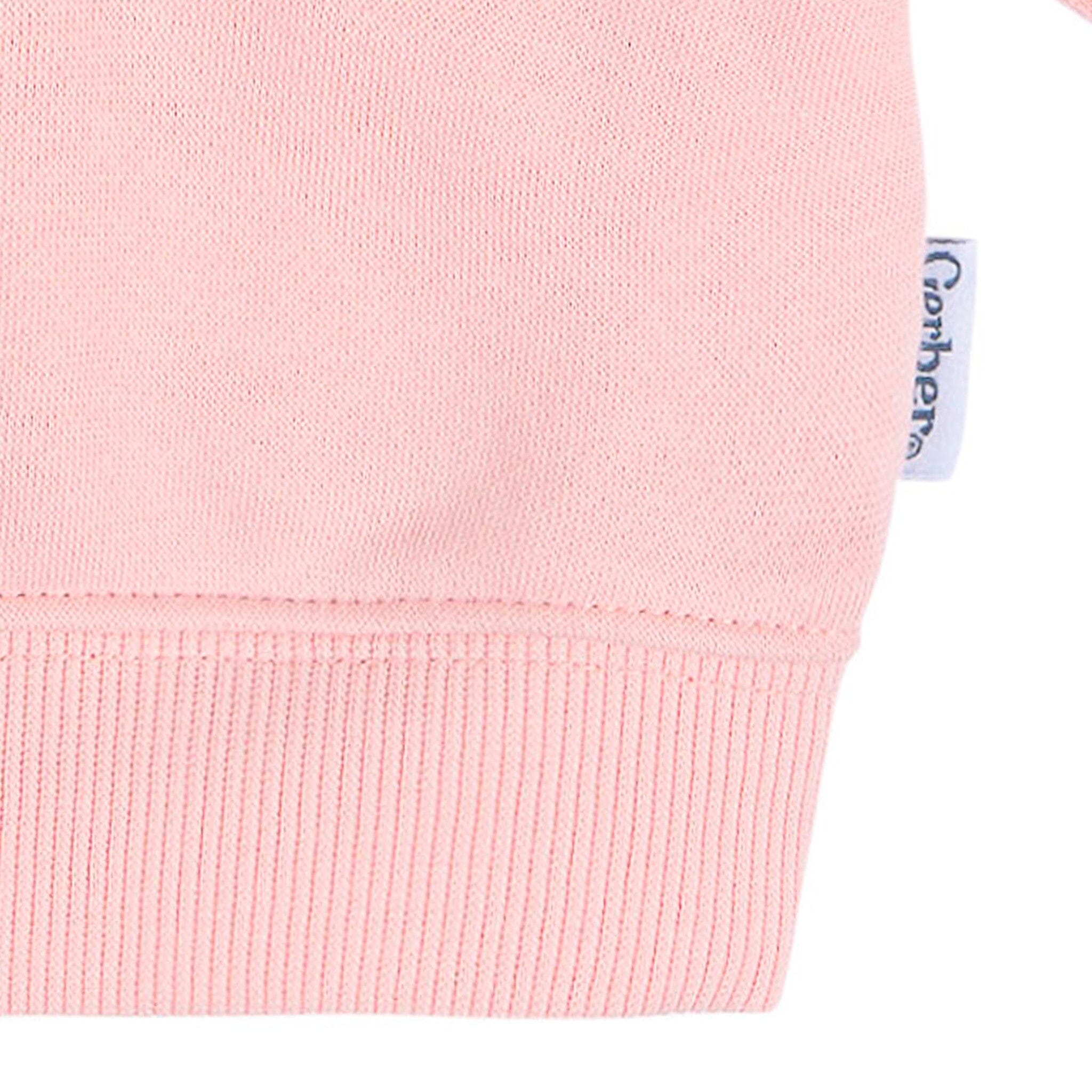 Embroidered Baby & Toddler Neutral Pink Crewneck Sweatshirt - Image 7
