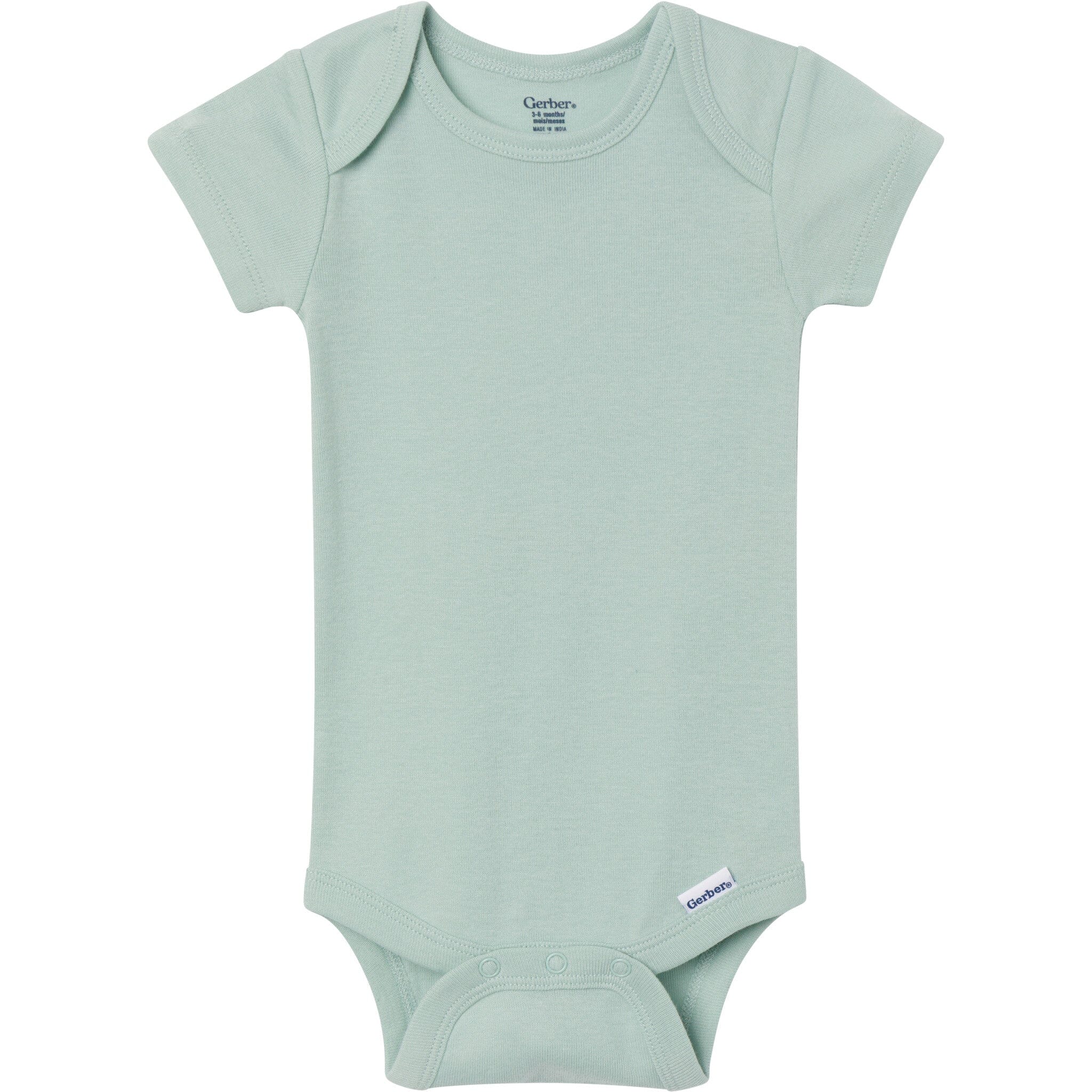 5-Pack Baby Neutral Earth Tone Short Sleeve Bodysuits - Image 2
