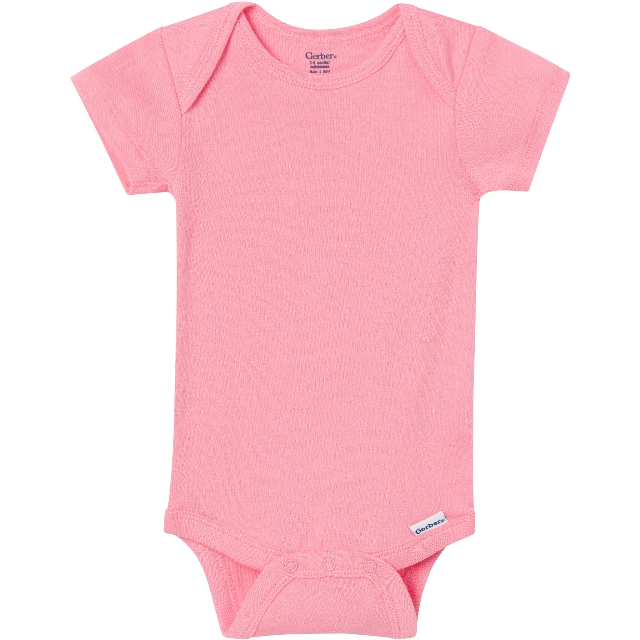 5-Pack Baby Girls Pastels Short Sleeve Bodysuits - Image 2