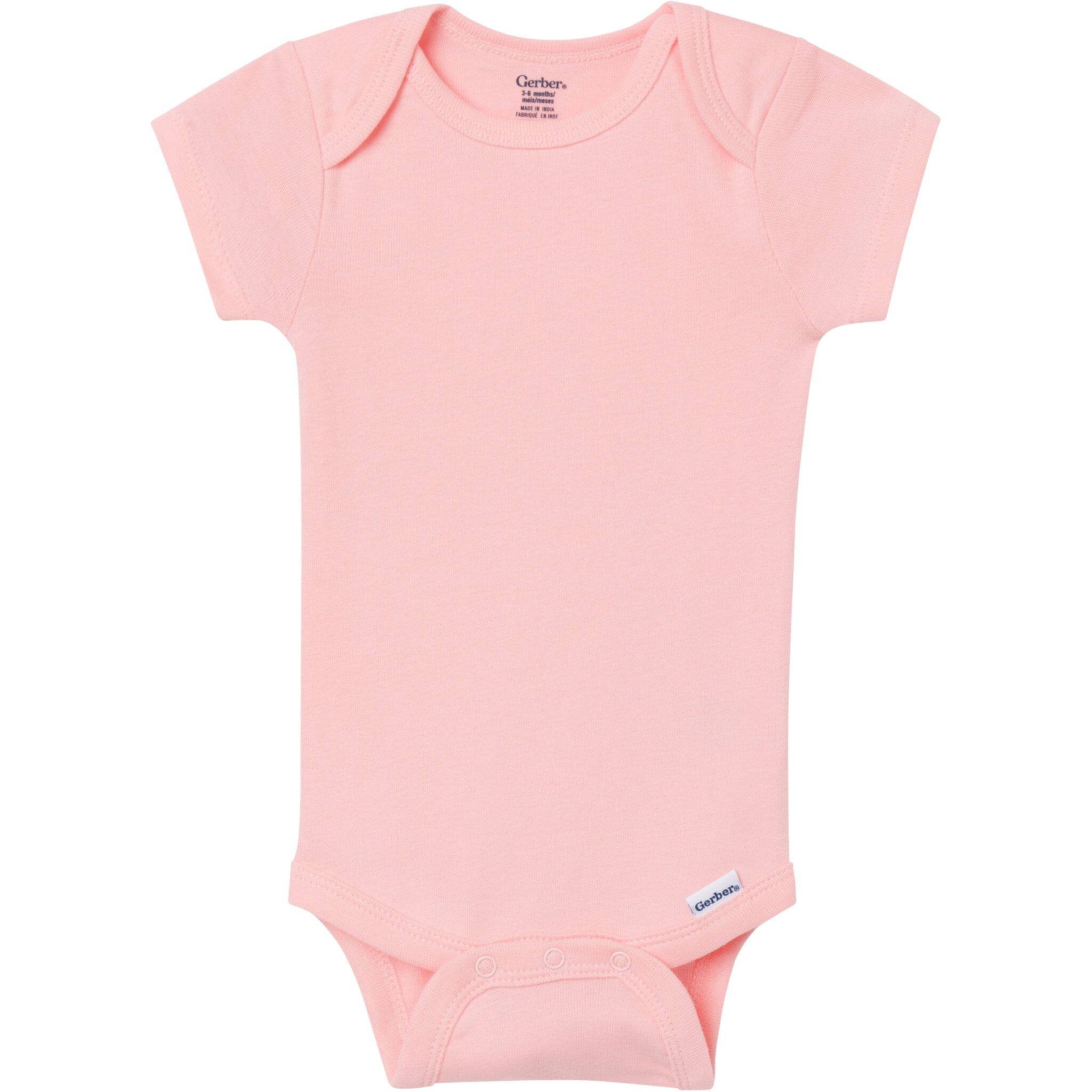 5-Pack Baby Girls Pastels Short Sleeve Bodysuits - Image 5