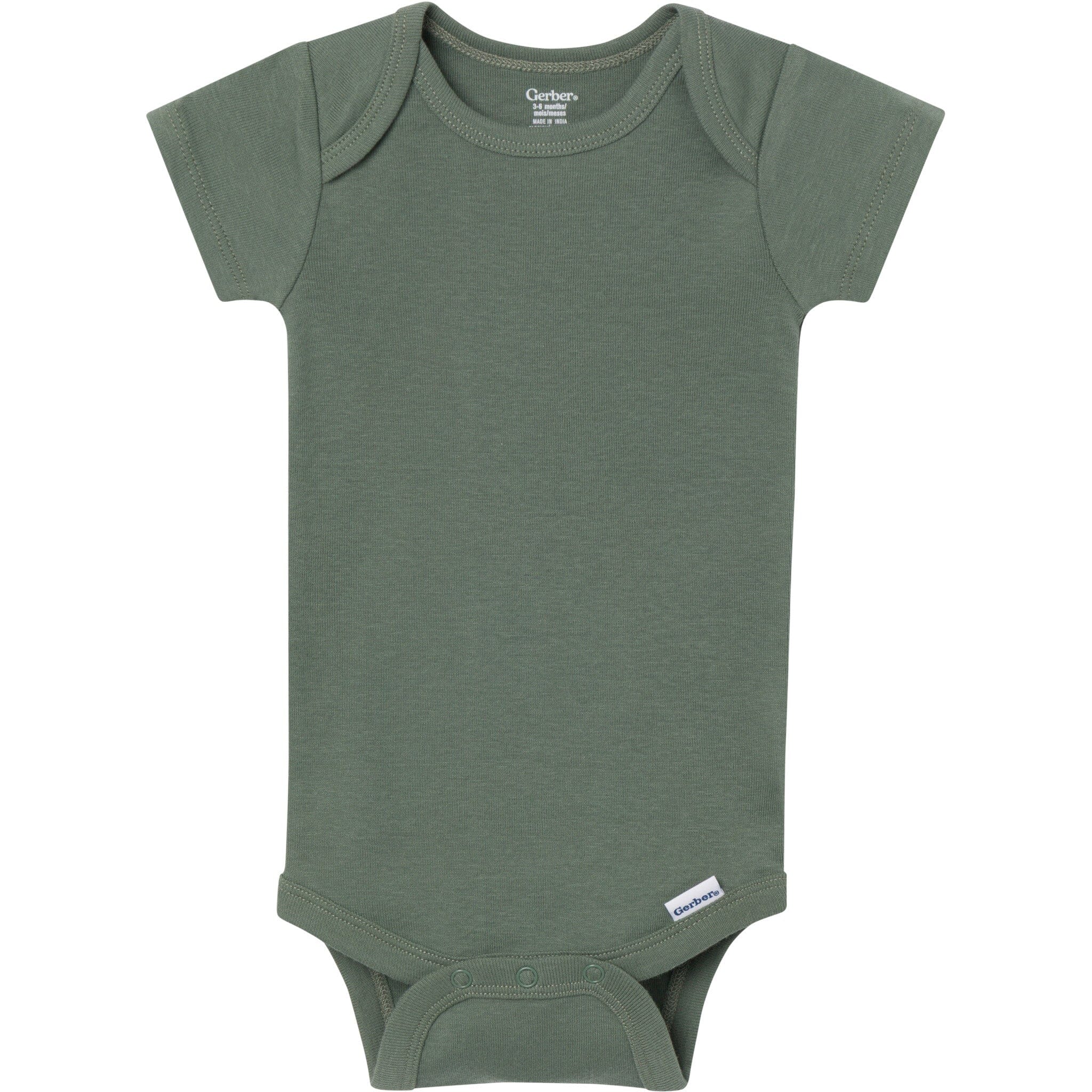 5-Pack Baby Boys Cozy Neutral Short Sleeve Bodysuits - Image 2