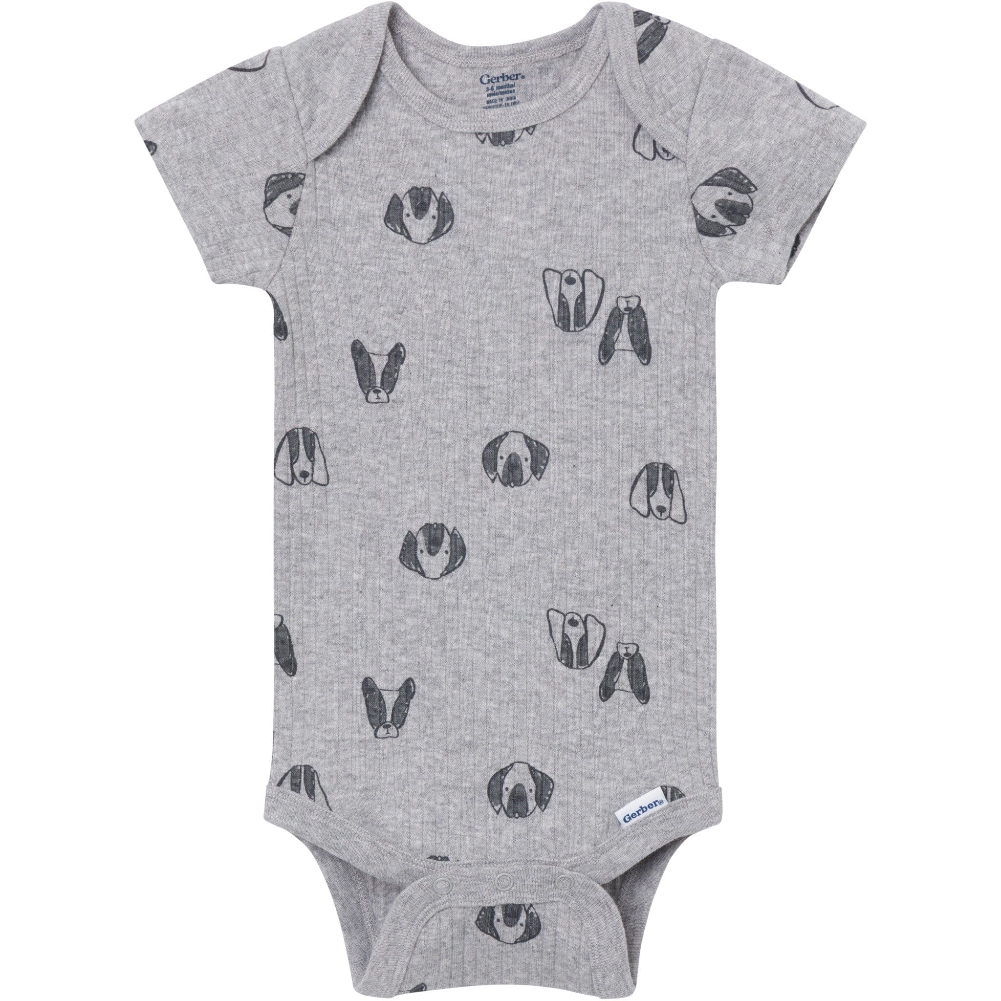 4-Pack Baby Boys Trucks & Dogs Short Sleeve Bodysuits - Image 7