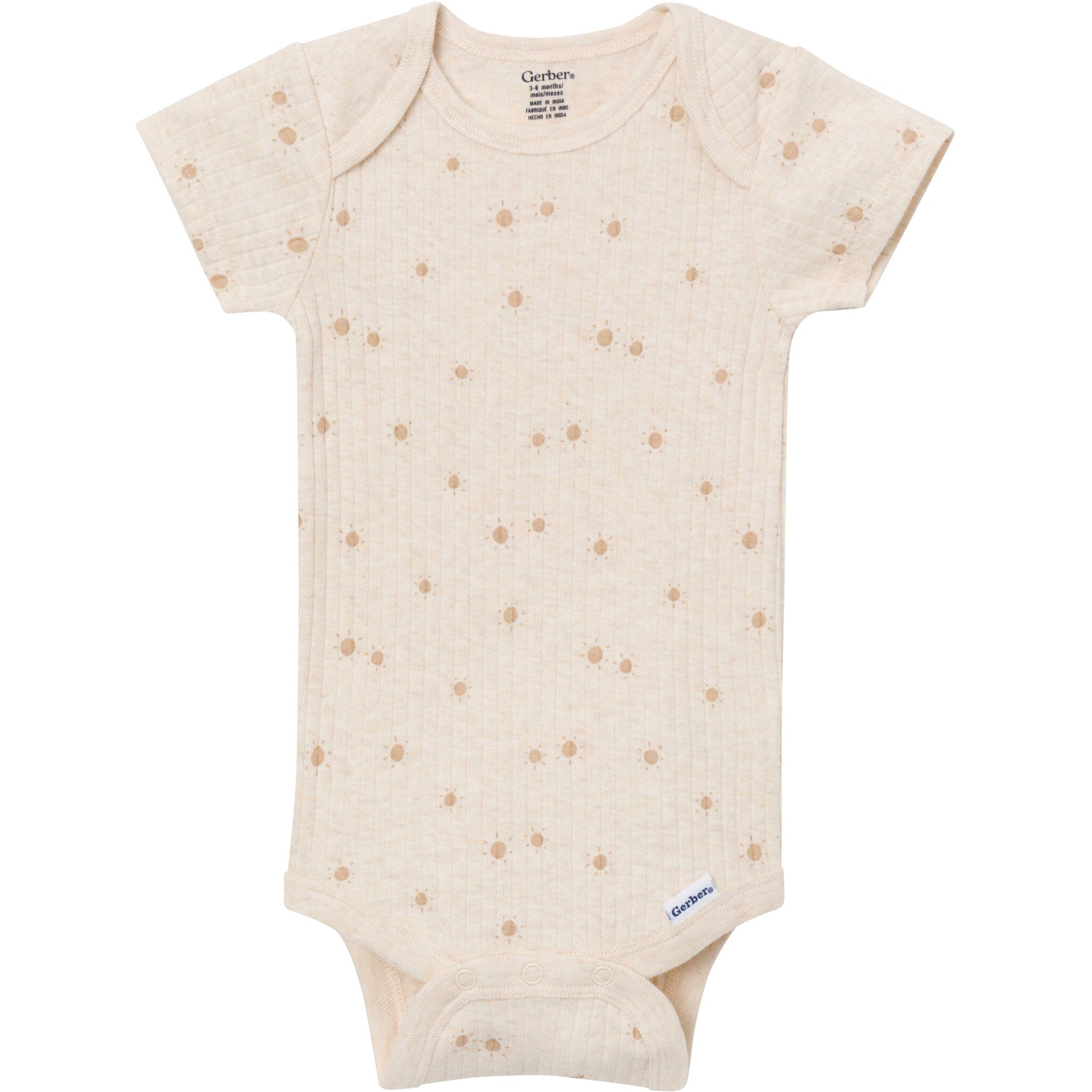 4-Pack Baby Neutral Sunny Day Kites Short Sleeve Bodysuits - Image 3